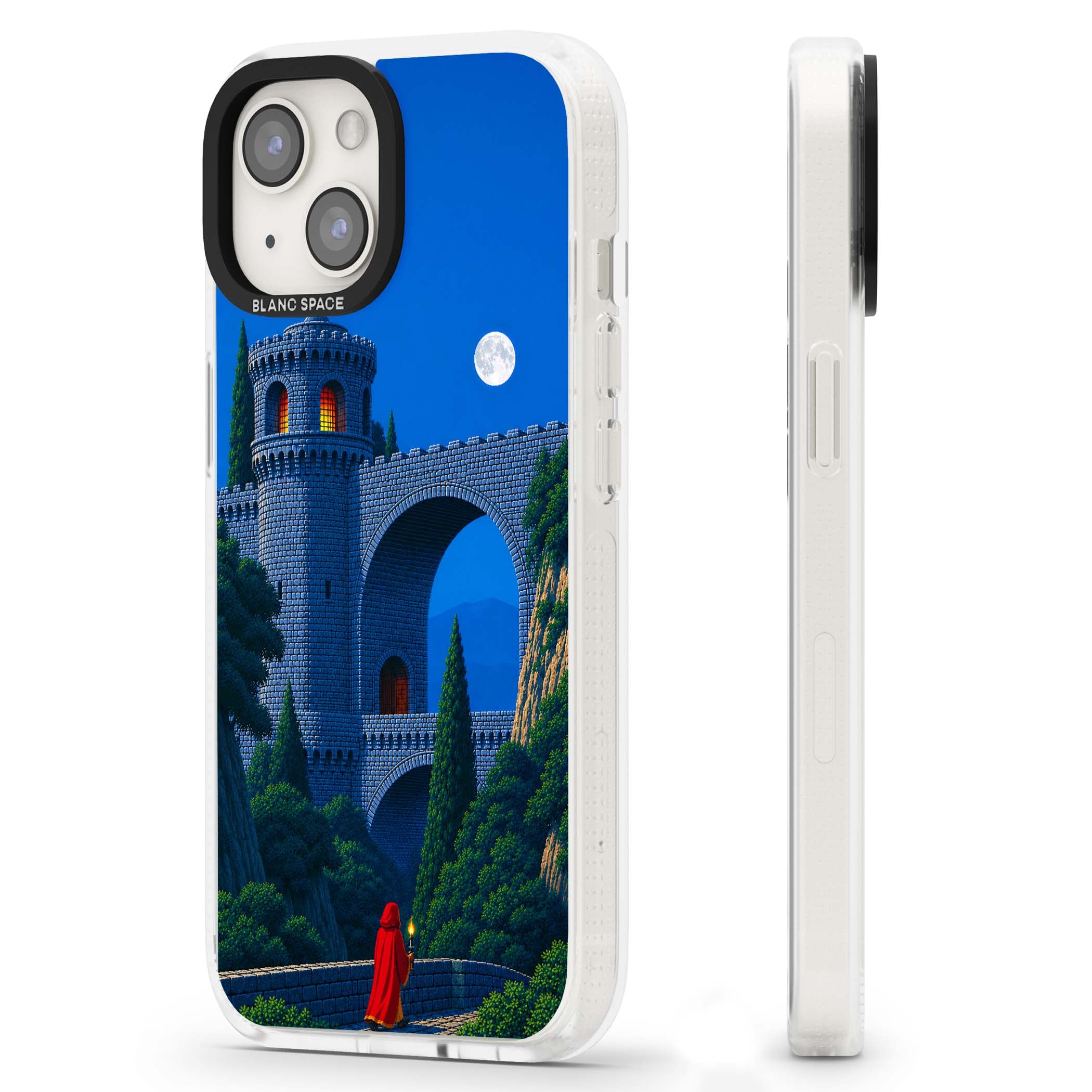 Castle Walls art iPhone case | Clear Case Impact Air case for iPhone 15, iPhone 15 Plus