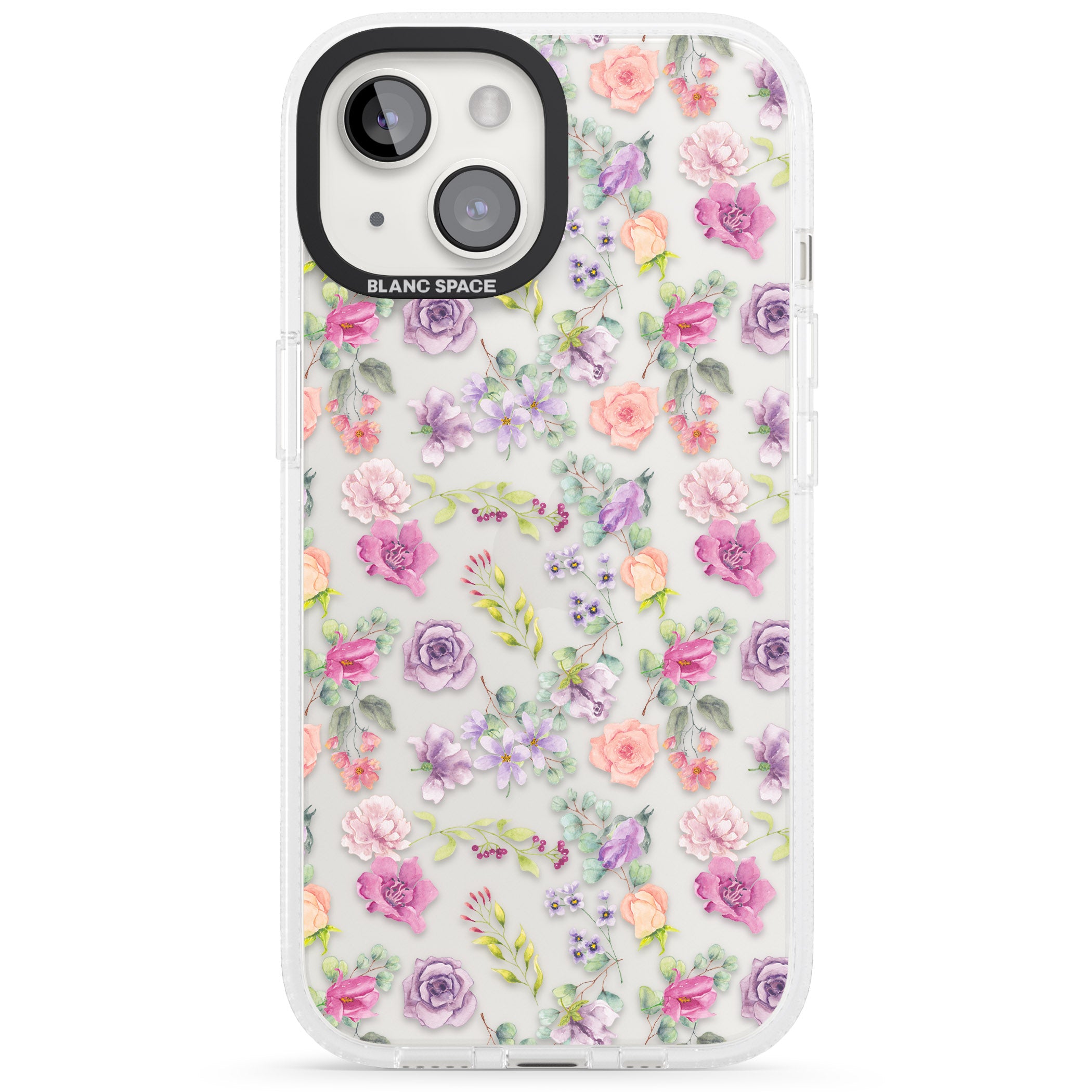 Sunday Flowers iPhone 15 / 14 / 13 Clear Case Impact Air - Blanc Space