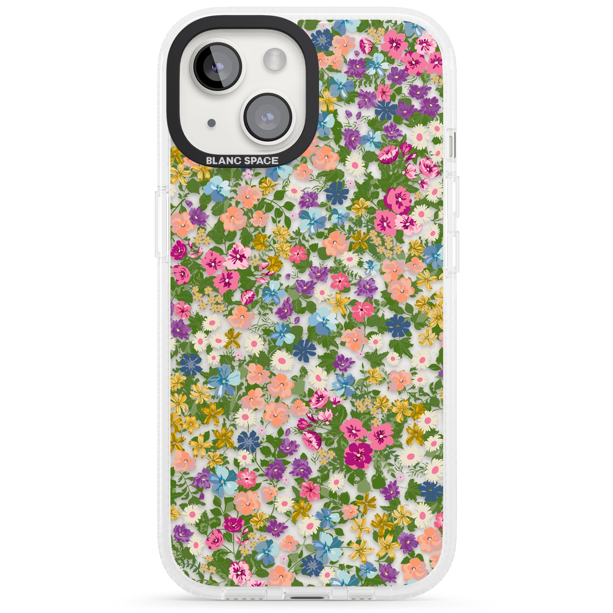 Tuscan Meadow iPhone 15 / 14 / 13 Clear Case Impact Air - Blanc Space