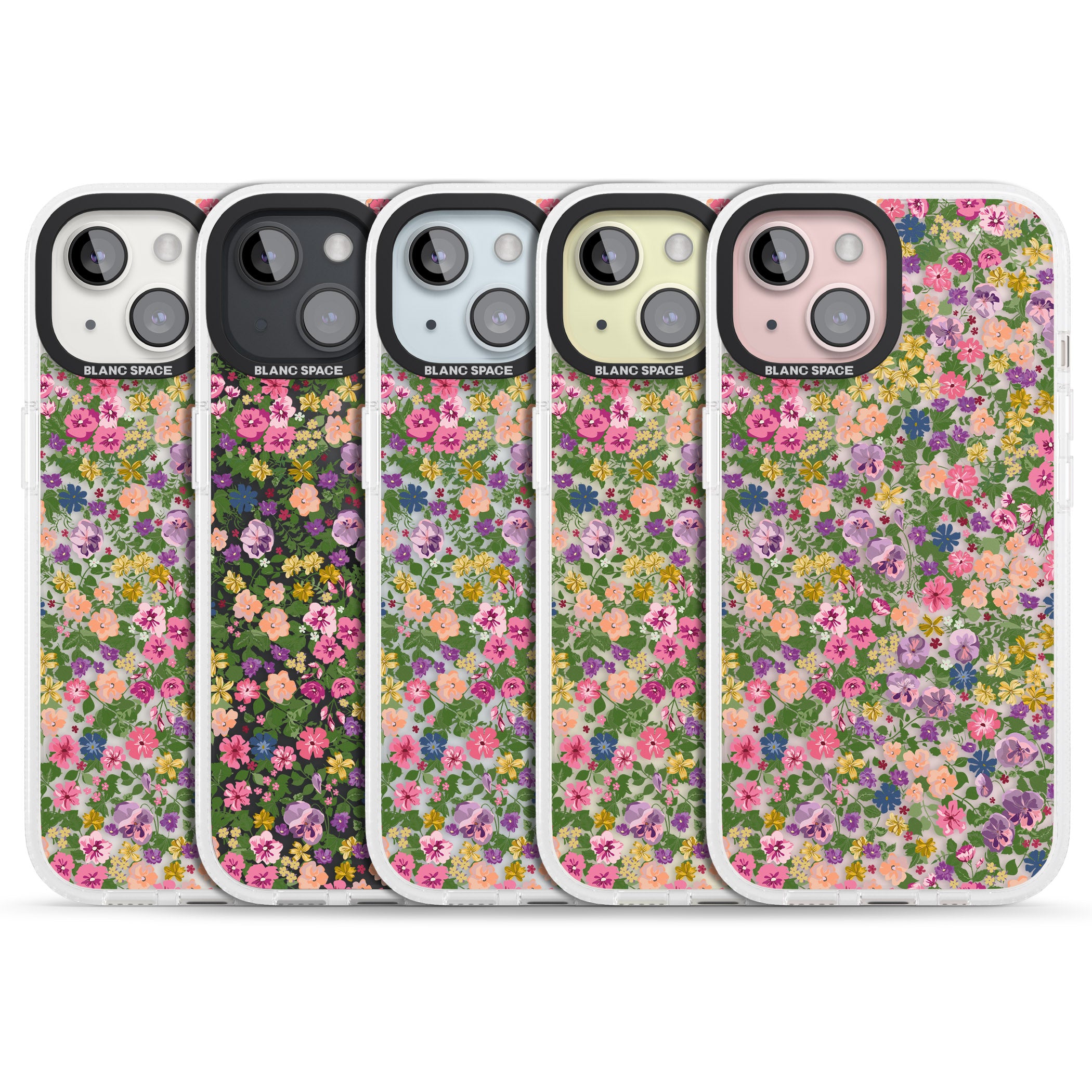 Lake Como Meadow iPhone 15 / 14 / 13 Clear Case Impact Air - Blanc Space