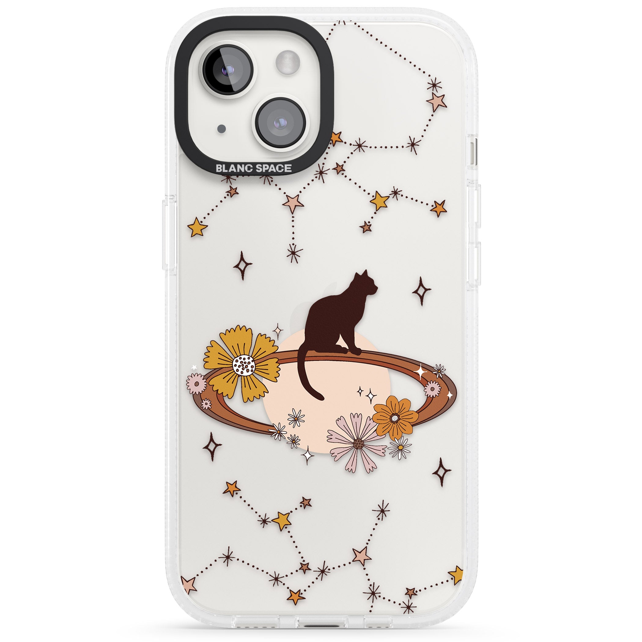 Feline Phenomenon iPhone 15 / 14 / 13 Clear Case Impact Air - Blanc Space