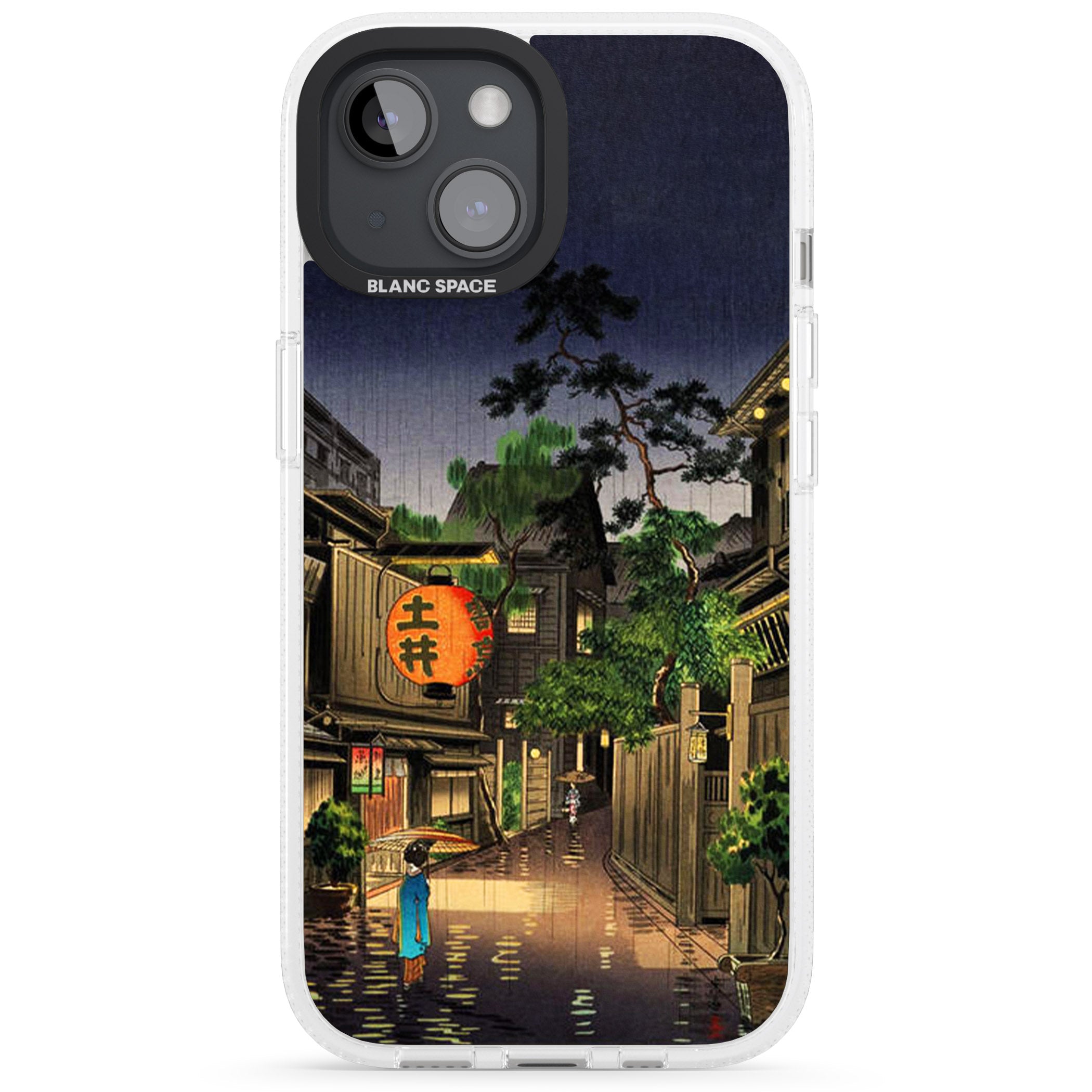 Evening in Ushigome iPhone 15 / 14 / 13 Clear Case Impact Air - Blanc Space