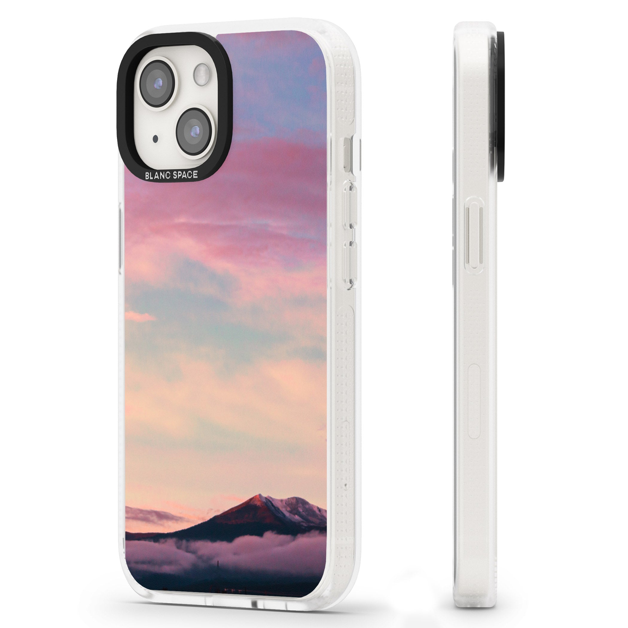 Cloudy Sunset Photograph iPhone 15 / 14 / 13 Clear Case Impact Air - Blanc Space