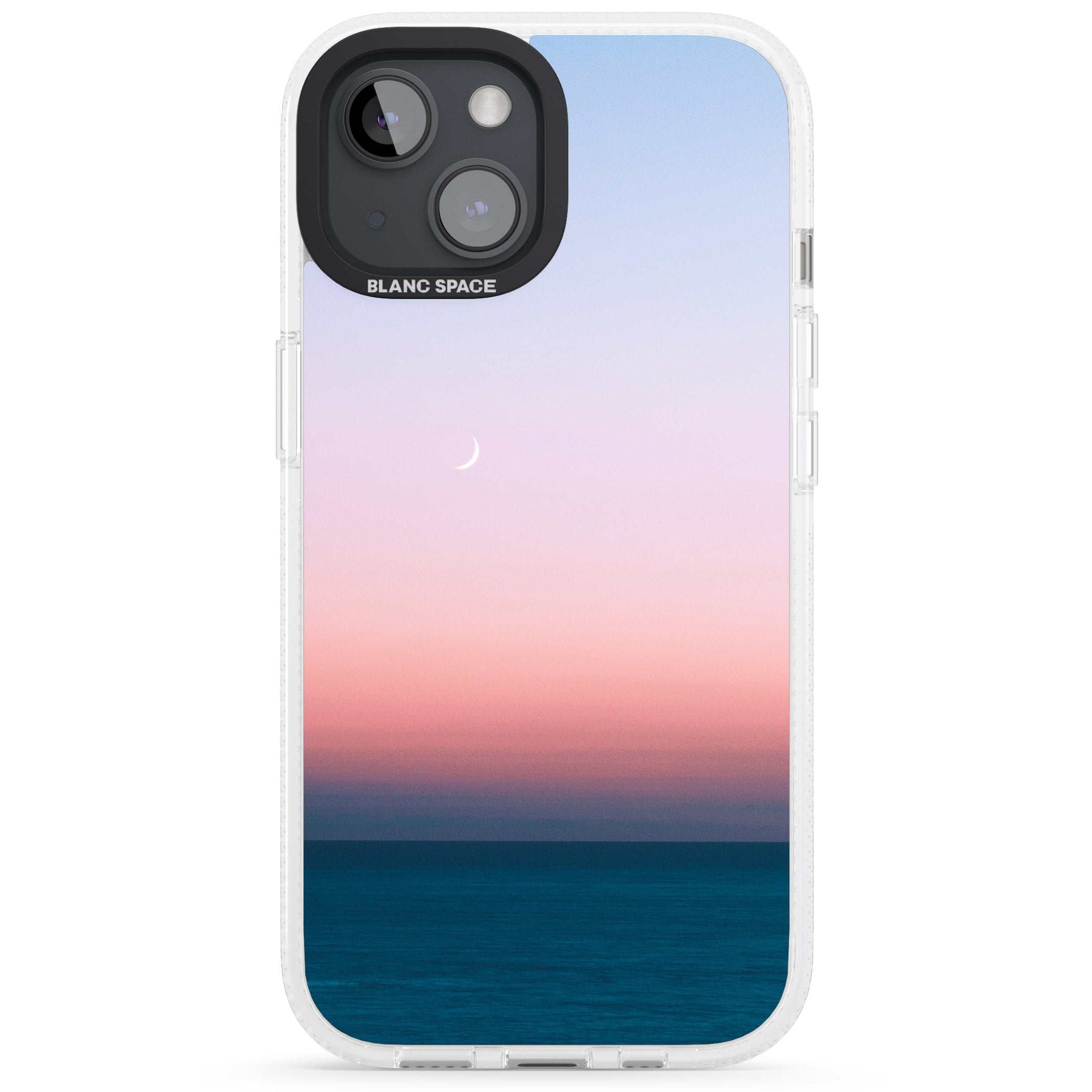 Sunset at Sea Photograph iPhone 15 / 14 / 13 Clear Case Impact Air - Blanc Space