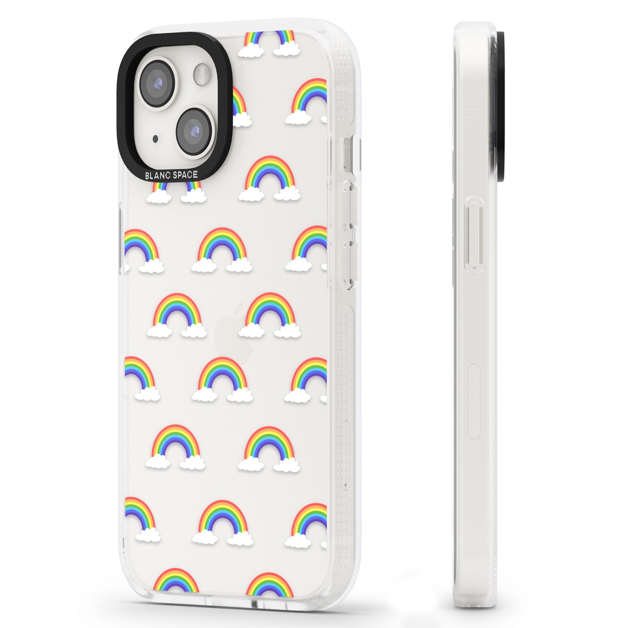 Rainbow of possibilities iPhone 15 / 14 / 13 Clear Case Impact Air - Blanc Space
