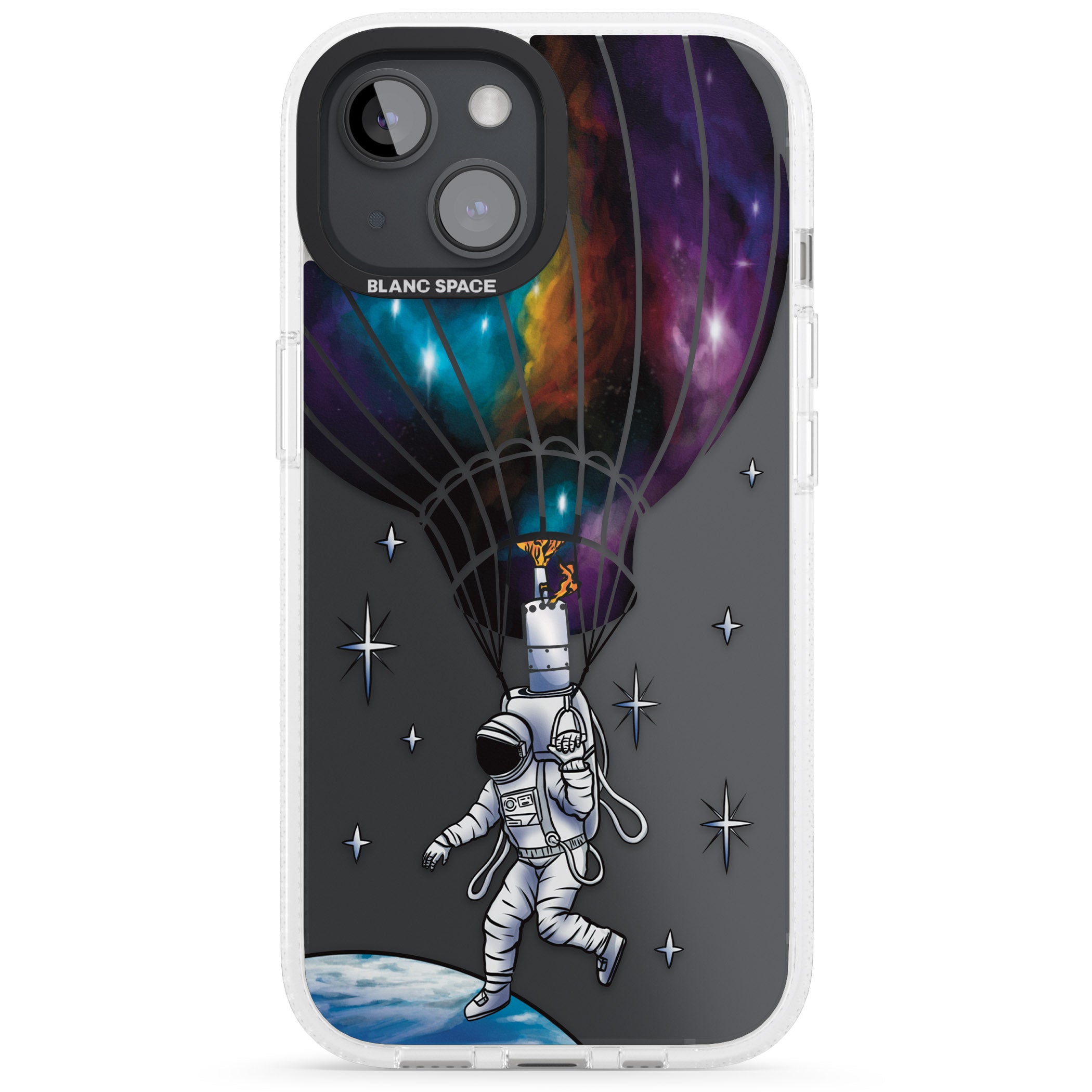 Solo Odyssey iPhone 15 / 14 / 13 Clear Case Impact Air - Blanc Space