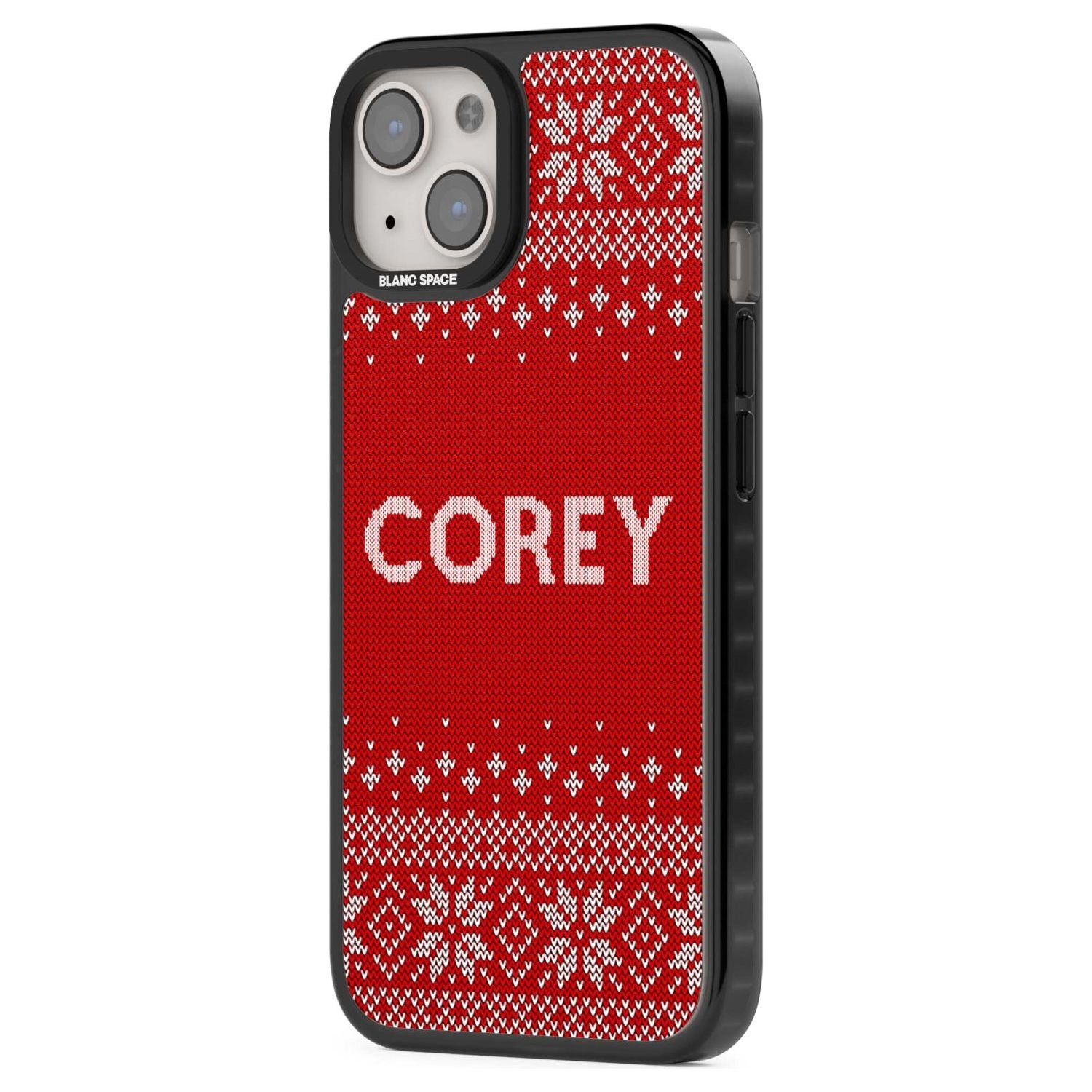 Personalised Red Christmas Knitted Jumper Custom Phone Case iPhone 15 Pro Max / Black Impact Case,iPhone 15 Plus / Black Impact Case,iPhone 15 Pro / Black Impact Case,iPhone 15 / Black Impact Case,iPhone 15 Pro Max / Impact Case,iPhone 15 Plus / Impact Case,iPhone 15 Pro / Impact Case,iPhone 15 / Impact Case,iPhone 15 Pro Max / Magsafe Black Impact Case,iPhone 15 Plus / Magsafe Black Impact Case,iPhone 15 Pro / Magsafe Black Impact Case,iPhone 15 / Magsafe Black Impact Case,iPhone 14 Pro Max / Black Impact