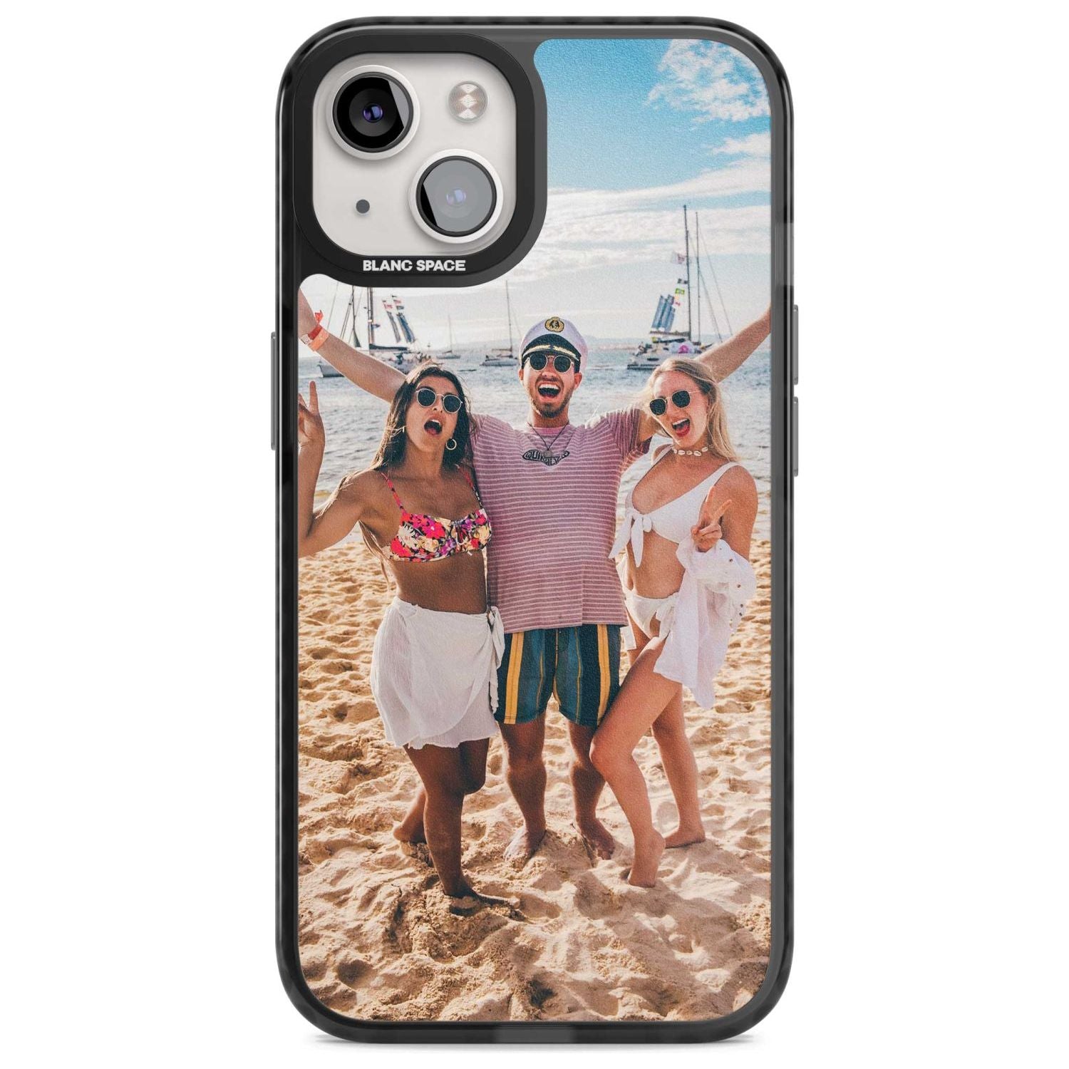 Personalised Photo Custom Phone Case iPhone 15 Plus / Magsafe Black Impact Case,iPhone 15 / Magsafe Black Impact Case,iPhone 14 Plus / Magsafe Black Impact Case,iPhone 14 / Magsafe Black Impact Case,iPhone 13 / Magsafe Black Impact Case Blanc Space