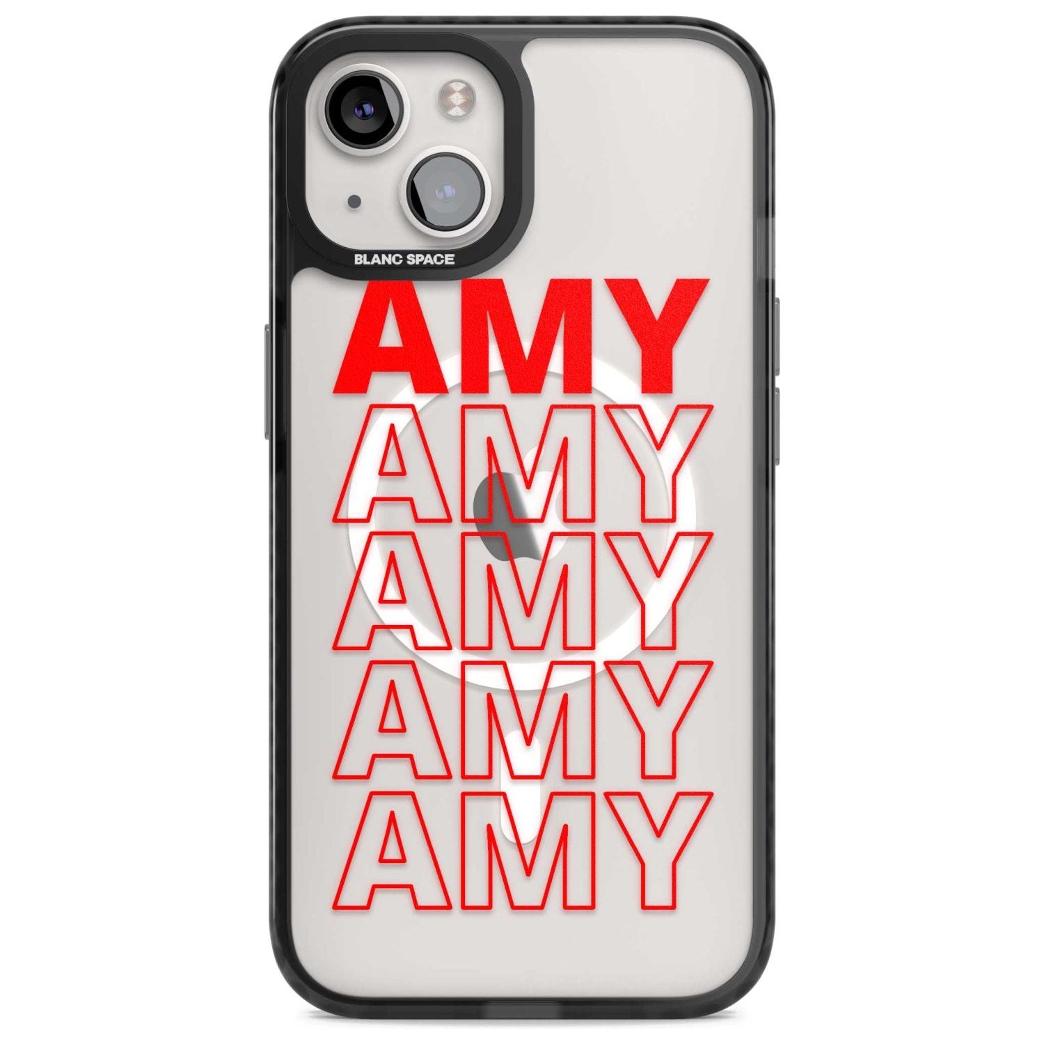 Personalised Clear Text 5B Custom Phone Case iPhone 15 Plus / Magsafe Black Impact Case,iPhone 15 / Magsafe Black Impact Case,iPhone 14 Plus / Magsafe Black Impact Case,iPhone 14 / Magsafe Black Impact Case,iPhone 13 / Magsafe Black Impact Case Blanc Space