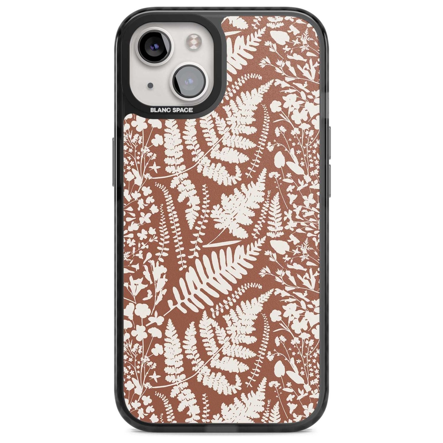 Wildflowers And Ferns On Terracotta