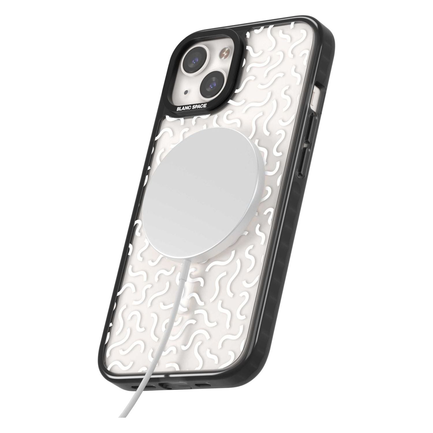 Black & White Wavy Pattern