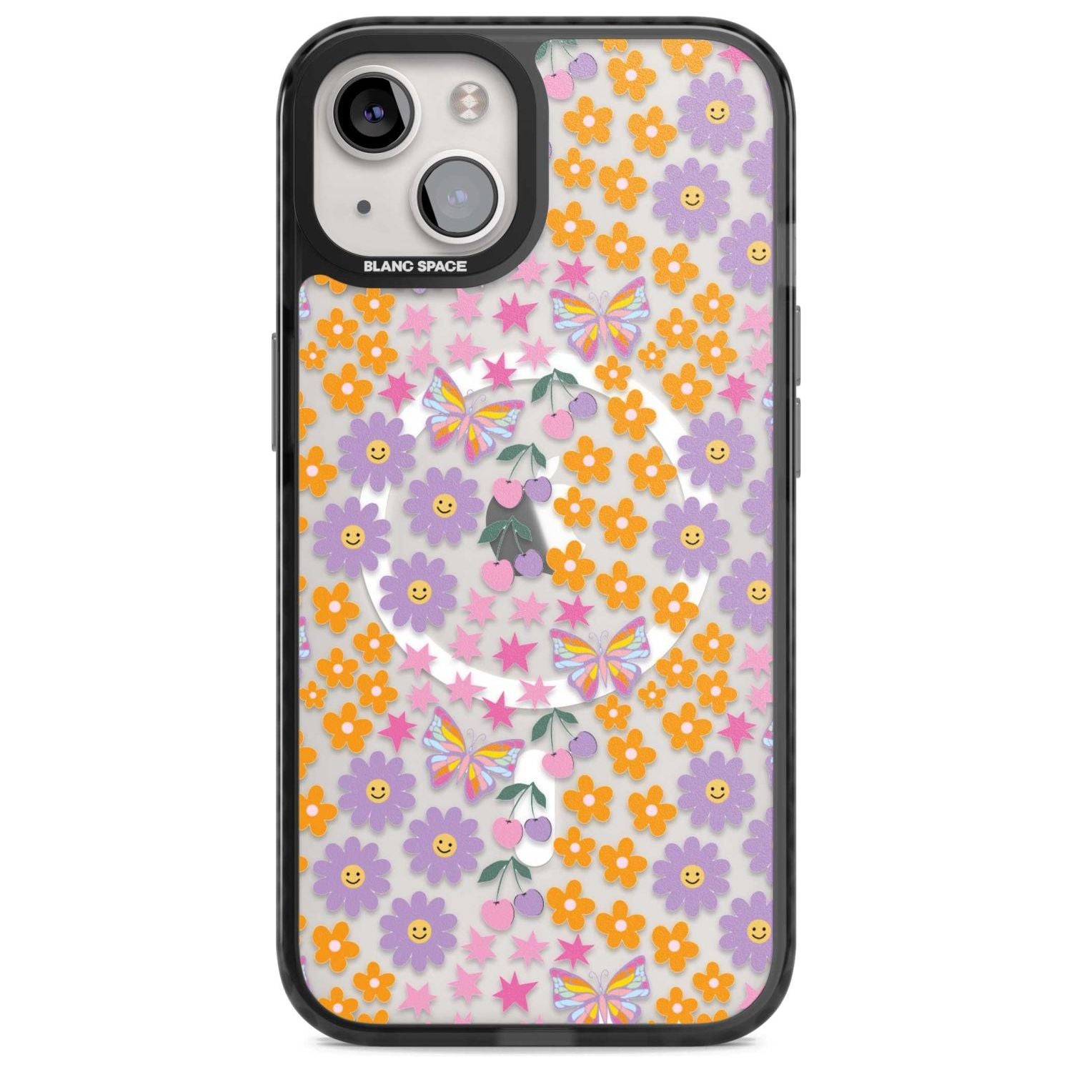 Botanical Bombardment Phone Case iPhone 15 Plus / Magsafe Black Impact Case,iPhone 15 / Magsafe Black Impact Case,iPhone 14 Plus / Magsafe Black Impact Case,iPhone 14 / Magsafe Black Impact Case,iPhone 13 / Magsafe Black Impact Case Blanc Space