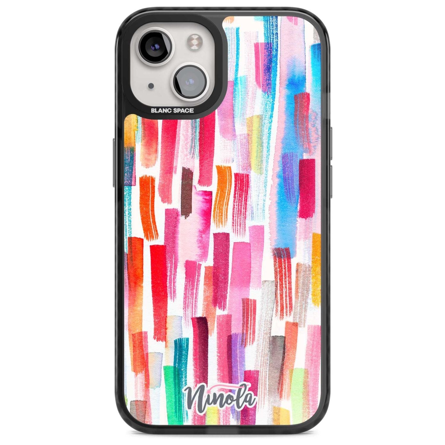Colorful Brushstrokes Phone Case iPhone 15 Plus / Magsafe Black Impact Case,iPhone 15 / Magsafe Black Impact Case,iPhone 14 Plus / Magsafe Black Impact Case,iPhone 14 / Magsafe Black Impact Case,iPhone 13 / Magsafe Black Impact Case Blanc Space