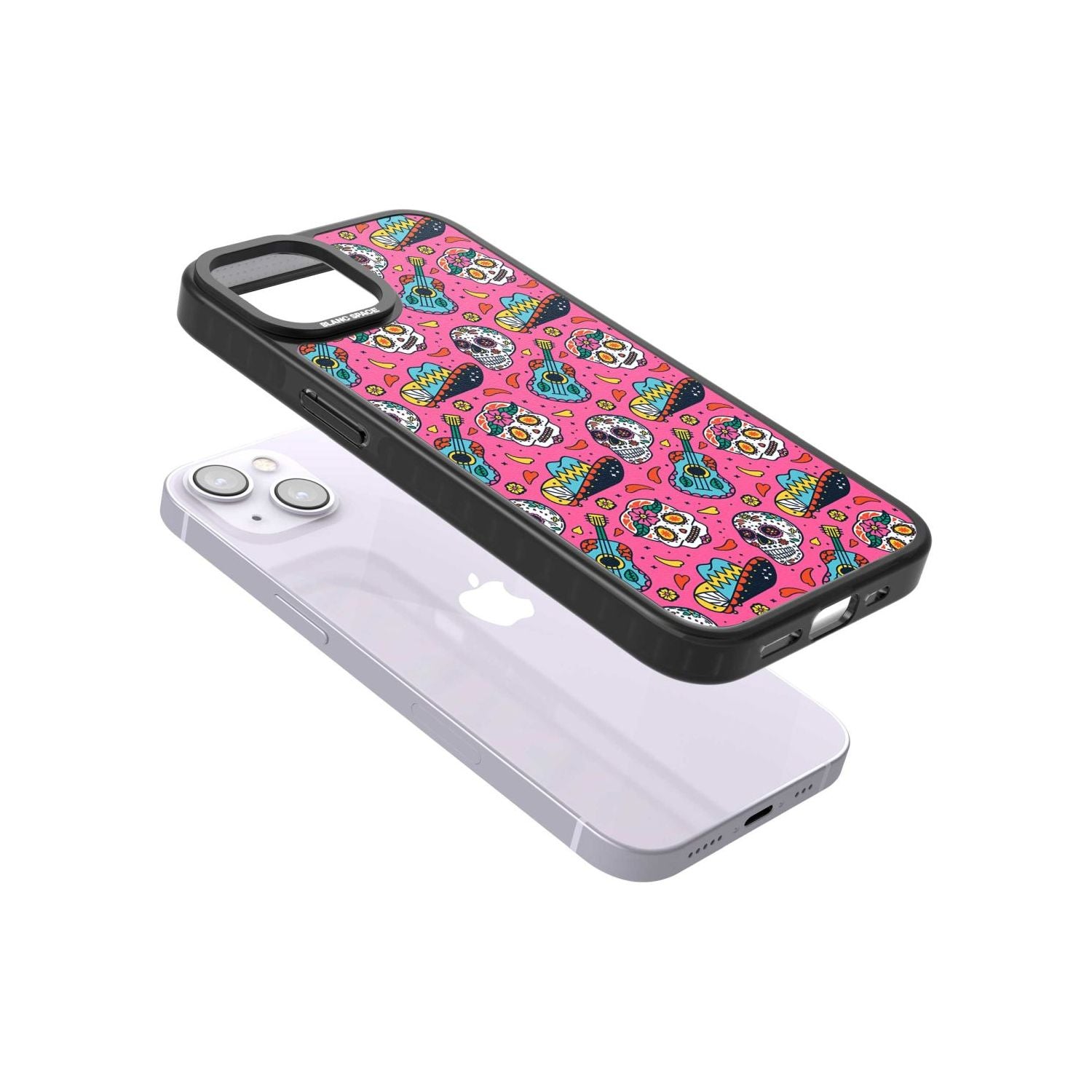 Pink Day Of The Dead Pattern