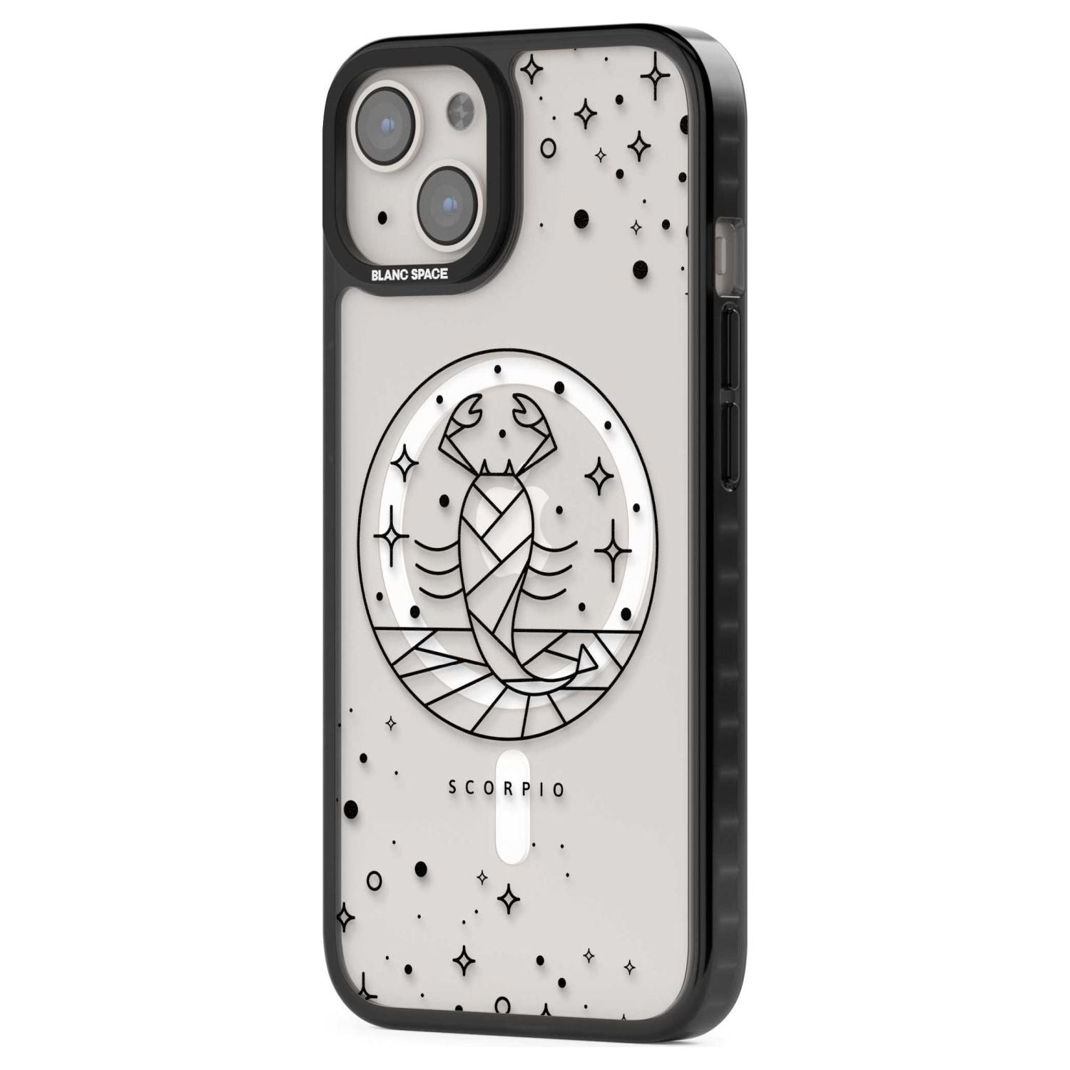 Scorpio Emblem Cosmic Design