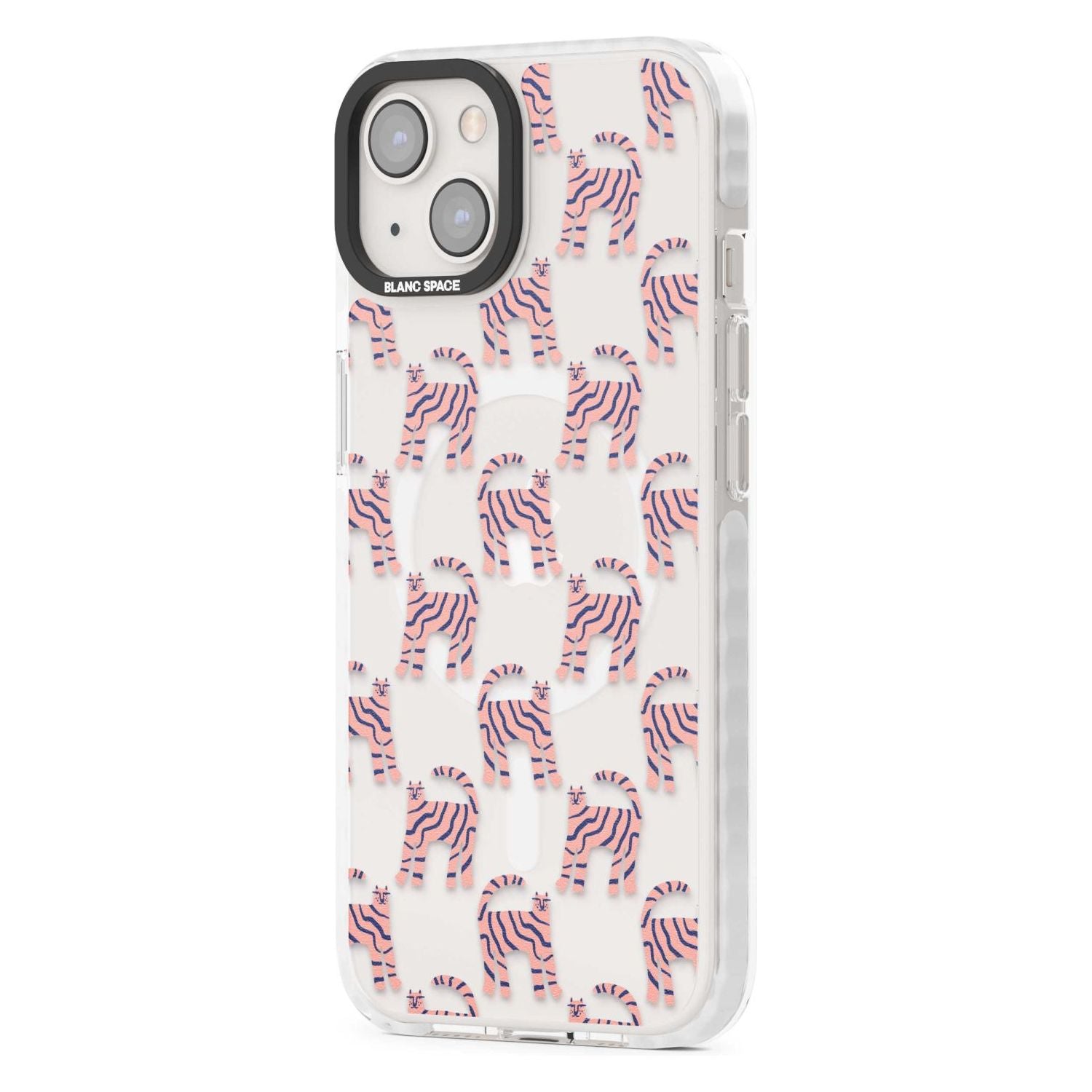 Pink And Blue Cat Pattern