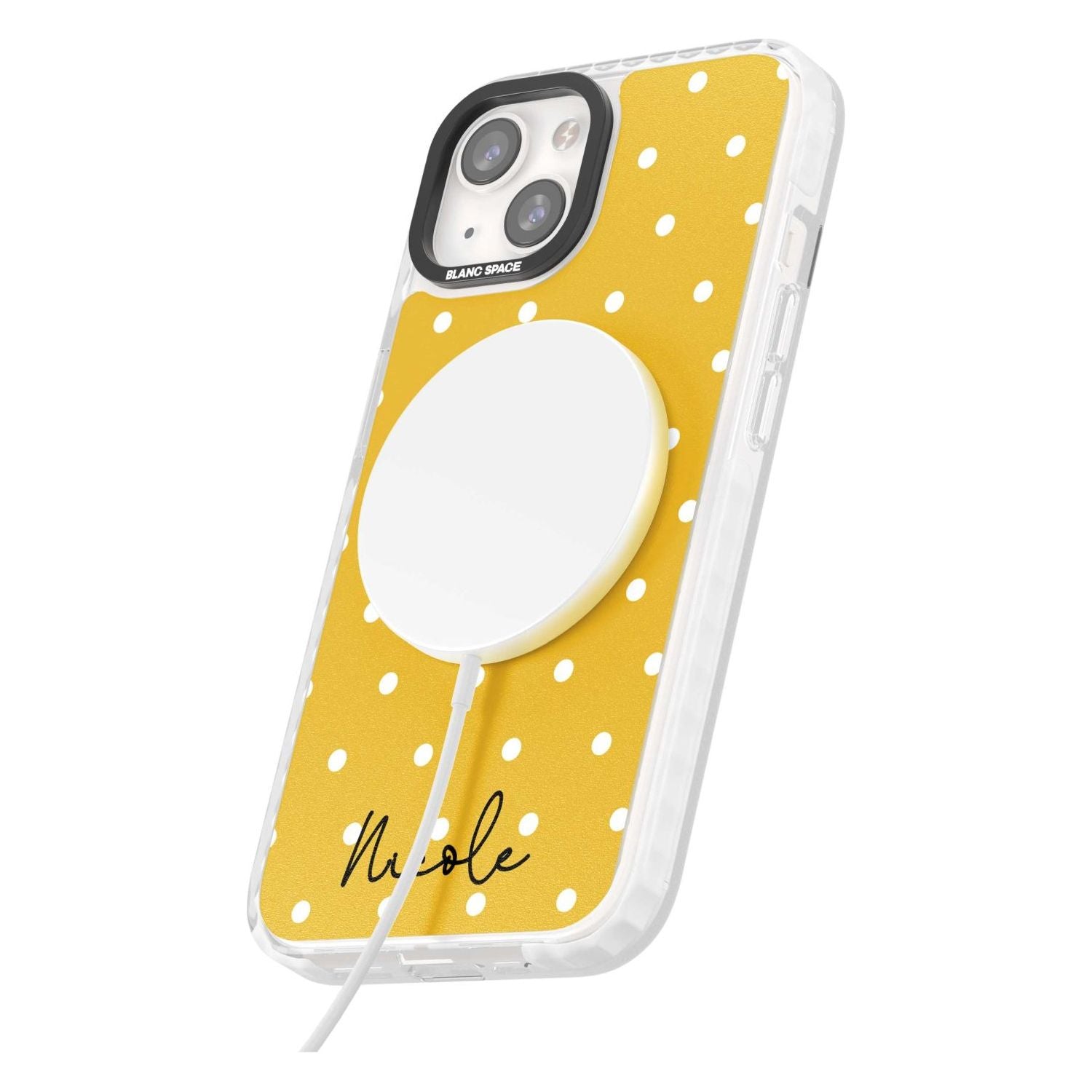 Personalised Yellow Polka Dot Custom Phone Case iPhone 15 Pro Max / Black Impact Case,iPhone 15 Plus / Black Impact Case,iPhone 15 Pro / Black Impact Case,iPhone 15 / Black Impact Case,iPhone 15 Pro Max / Impact Case,iPhone 15 Plus / Impact Case,iPhone 15 Pro / Impact Case,iPhone 15 / Impact Case,iPhone 15 Pro Max / Magsafe Black Impact Case,iPhone 15 Plus / Magsafe Black Impact Case,iPhone 15 Pro / Magsafe Black Impact Case,iPhone 15 / Magsafe Black Impact Case,iPhone 14 Pro Max / Black Impact Case,iPhone