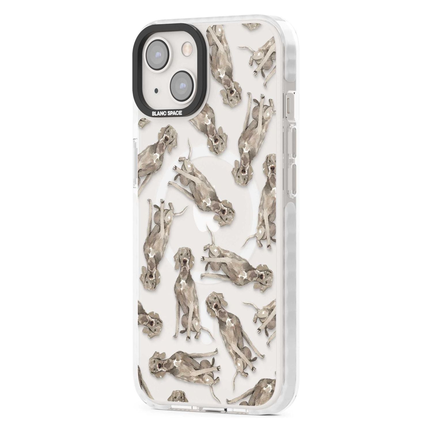 Weimaraner Watercolor Dog