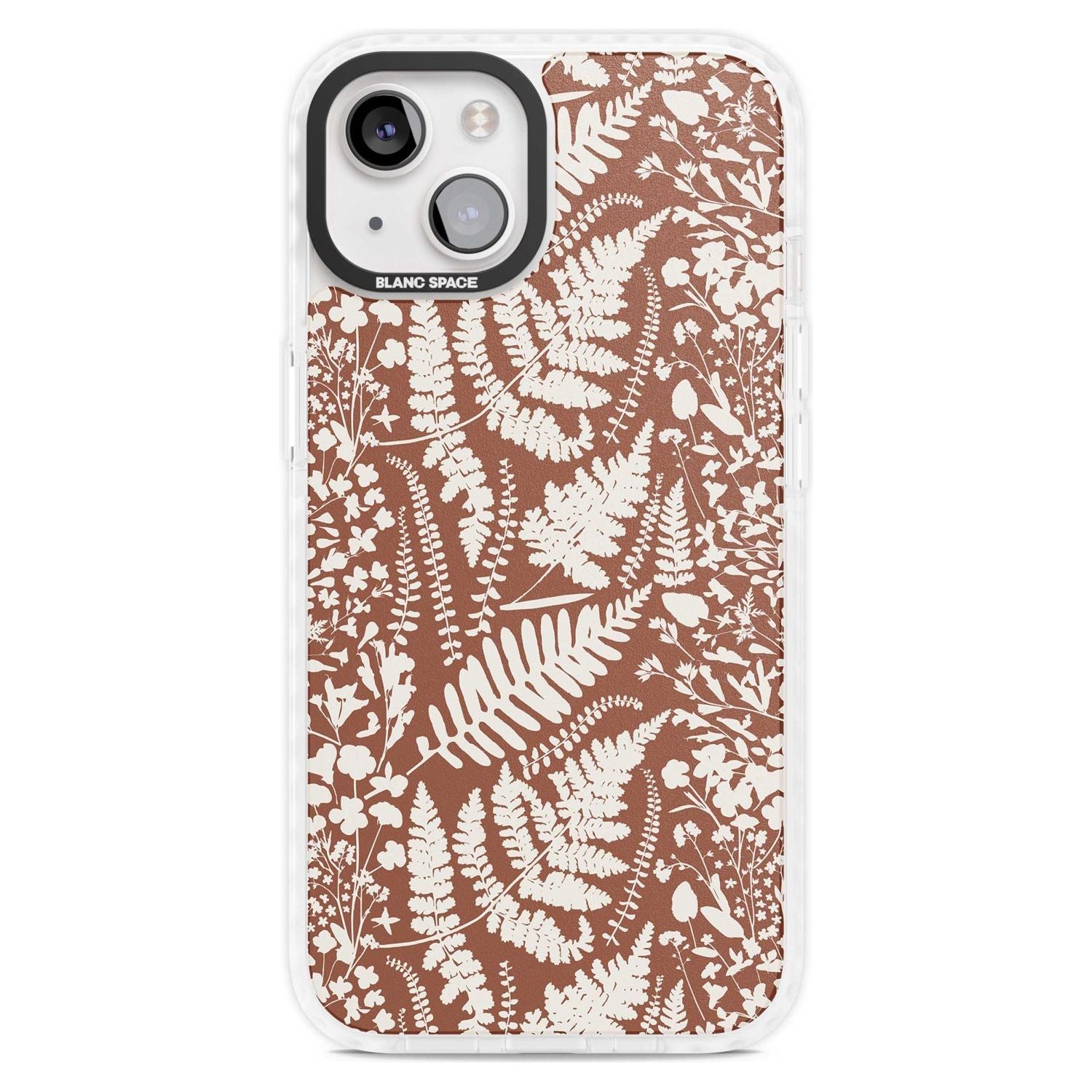 Wildflowers And Ferns On Terracotta