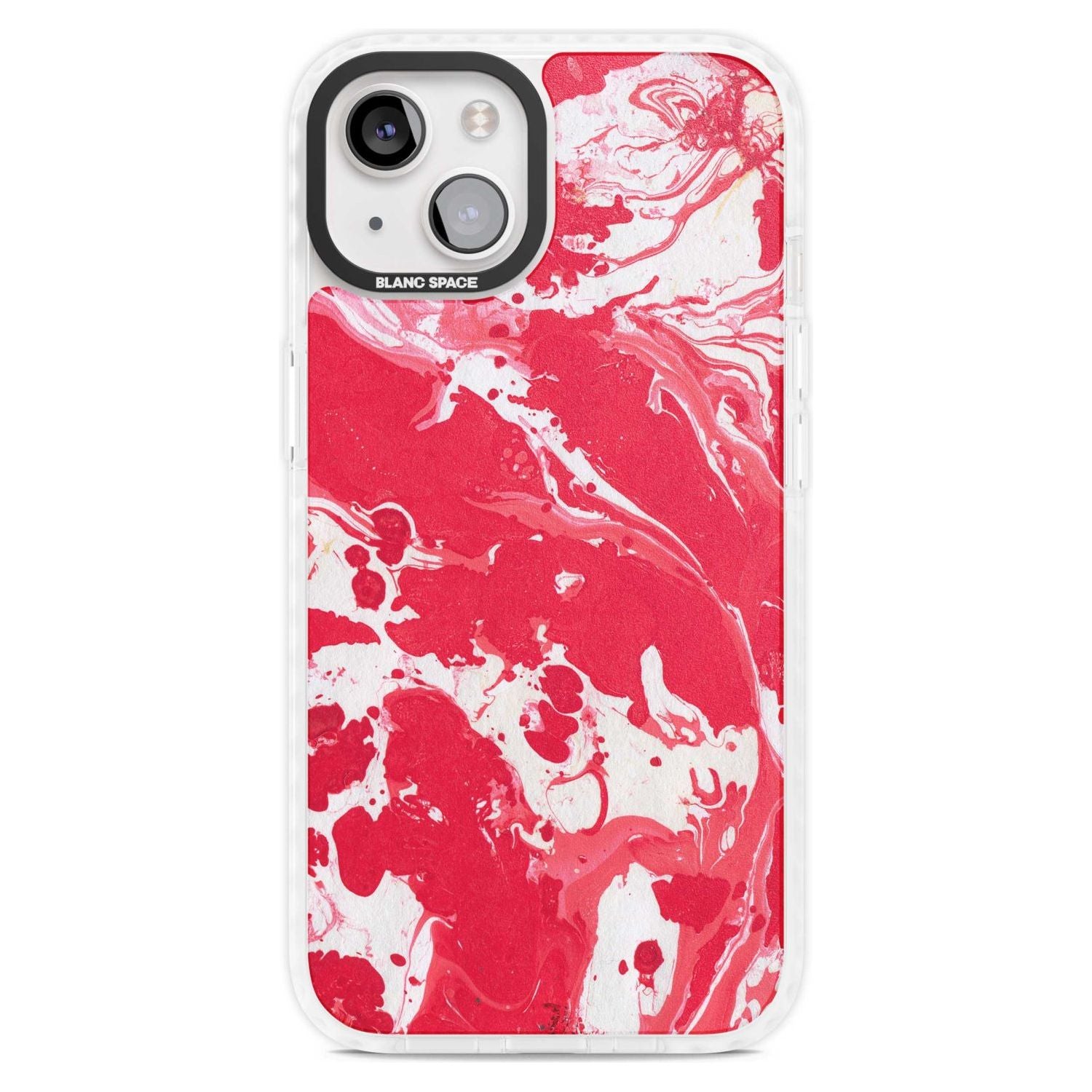 Red & White Marbled
