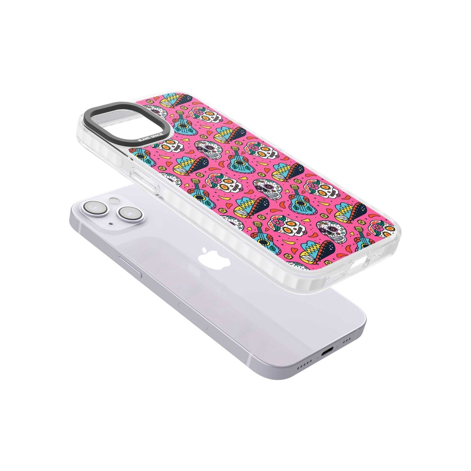 Pink Day Of The Dead Pattern