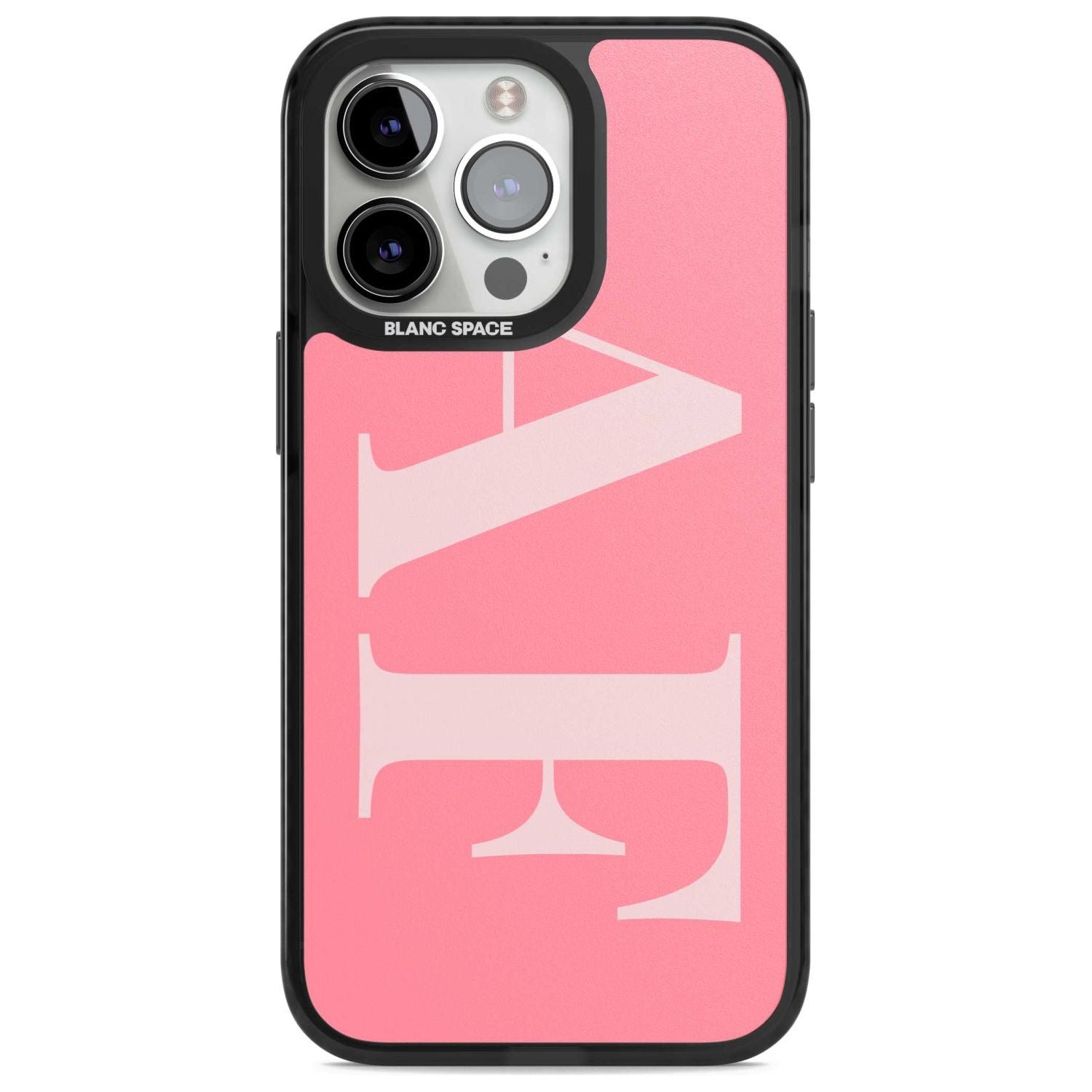 Personalised Light & Dark Pink Personalised Custom Phone Case iPhone 15 Pro Max / Magsafe Black Impact Case,iPhone 15 Pro / Magsafe Black Impact Case,iPhone 14 Pro Max / Magsafe Black Impact Case,iPhone 14 Pro / Magsafe Black Impact Case,iPhone 13 Pro / Magsafe Black Impact Case Blanc Space
