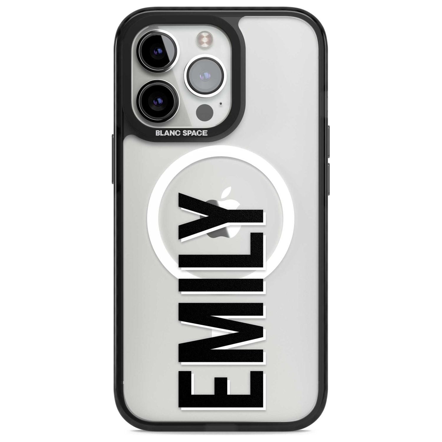 Personalised Clear Text 3A Custom Phone Case iPhone 15 Pro Max / Magsafe Black Impact Case,iPhone 15 Pro / Magsafe Black Impact Case,iPhone 14 Pro Max / Magsafe Black Impact Case,iPhone 14 Pro / Magsafe Black Impact Case,iPhone 13 Pro / Magsafe Black Impact Case Blanc Space
