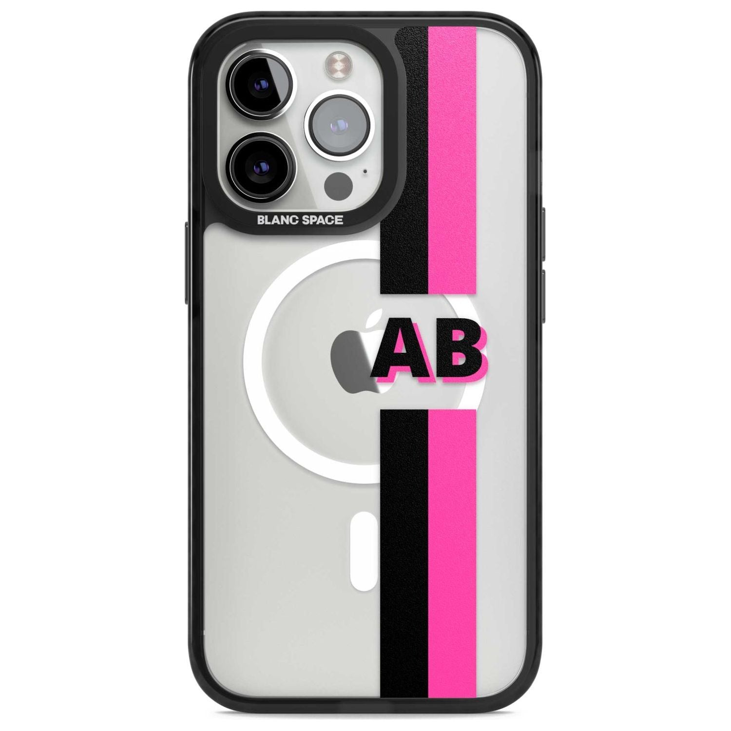 Personalised Clear Text 6D Custom Phone Case iPhone 15 Pro Max / Magsafe Black Impact Case,iPhone 15 Pro / Magsafe Black Impact Case,iPhone 14 Pro Max / Magsafe Black Impact Case,iPhone 14 Pro / Magsafe Black Impact Case,iPhone 13 Pro / Magsafe Black Impact Case Blanc Space