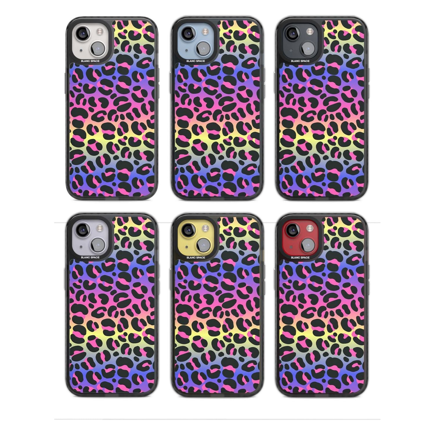 Rainbow Gradient Leopard