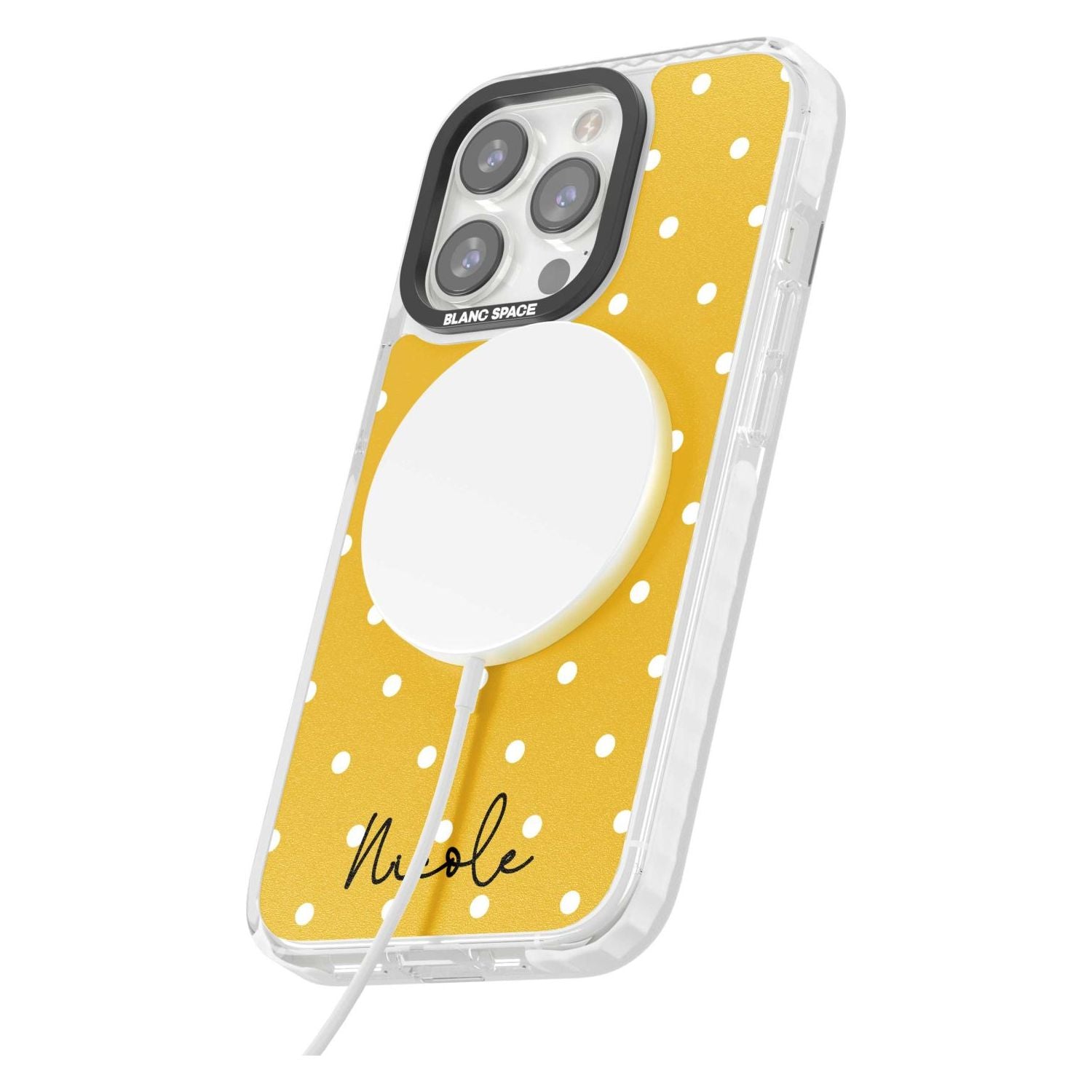 Personalised Yellow Polka Dot Custom Phone Case iPhone 15 Pro Max / Black Impact Case,iPhone 15 Plus / Black Impact Case,iPhone 15 Pro / Black Impact Case,iPhone 15 / Black Impact Case,iPhone 15 Pro Max / Impact Case,iPhone 15 Plus / Impact Case,iPhone 15 Pro / Impact Case,iPhone 15 / Impact Case,iPhone 15 Pro Max / Magsafe Black Impact Case,iPhone 15 Plus / Magsafe Black Impact Case,iPhone 15 Pro / Magsafe Black Impact Case,iPhone 15 / Magsafe Black Impact Case,iPhone 14 Pro Max / Black Impact Case,iPhone