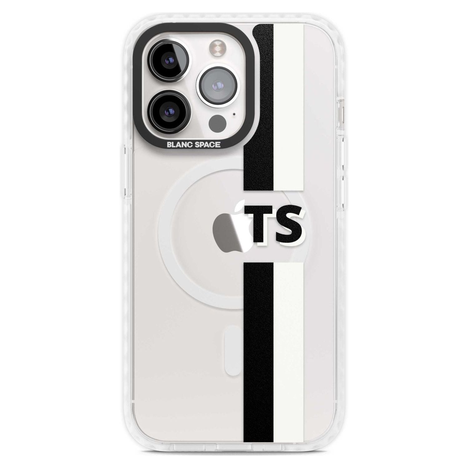 Personalised Clear Text 6A Custom Phone Case iPhone 15 Pro Max / Magsafe Impact Case,iPhone 15 Pro / Magsafe Impact Case Blanc Space