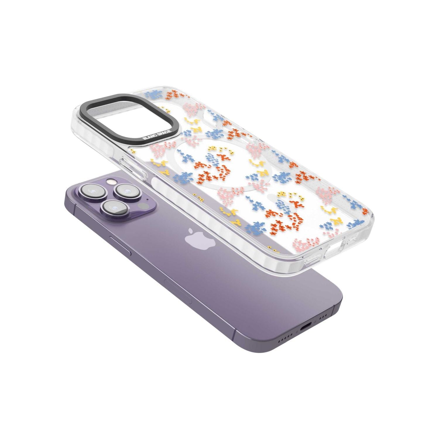 Floral Confetti: Transparent Delight