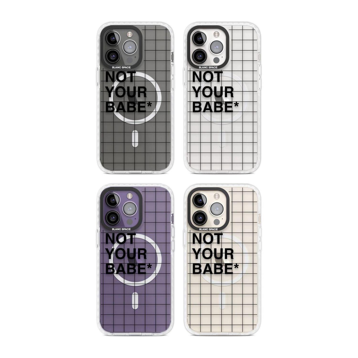Grid Pattern Not Your Babe Phone Case iPhone 15 Pro Max / Black Impact Case,iPhone 15 Plus / Black Impact Case,iPhone 15 Pro / Black Impact Case,iPhone 15 / Black Impact Case,iPhone 15 Pro Max / Impact Case,iPhone 15 Plus / Impact Case,iPhone 15 Pro / Impact Case,iPhone 15 / Impact Case,iPhone 15 Pro Max / Magsafe Black Impact Case,iPhone 15 Plus / Magsafe Black Impact Case,iPhone 15 Pro / Magsafe Black Impact Case,iPhone 15 / Magsafe Black Impact Case,iPhone 14 Pro Max / Black Impact Case,iPhone 14 Plus /
