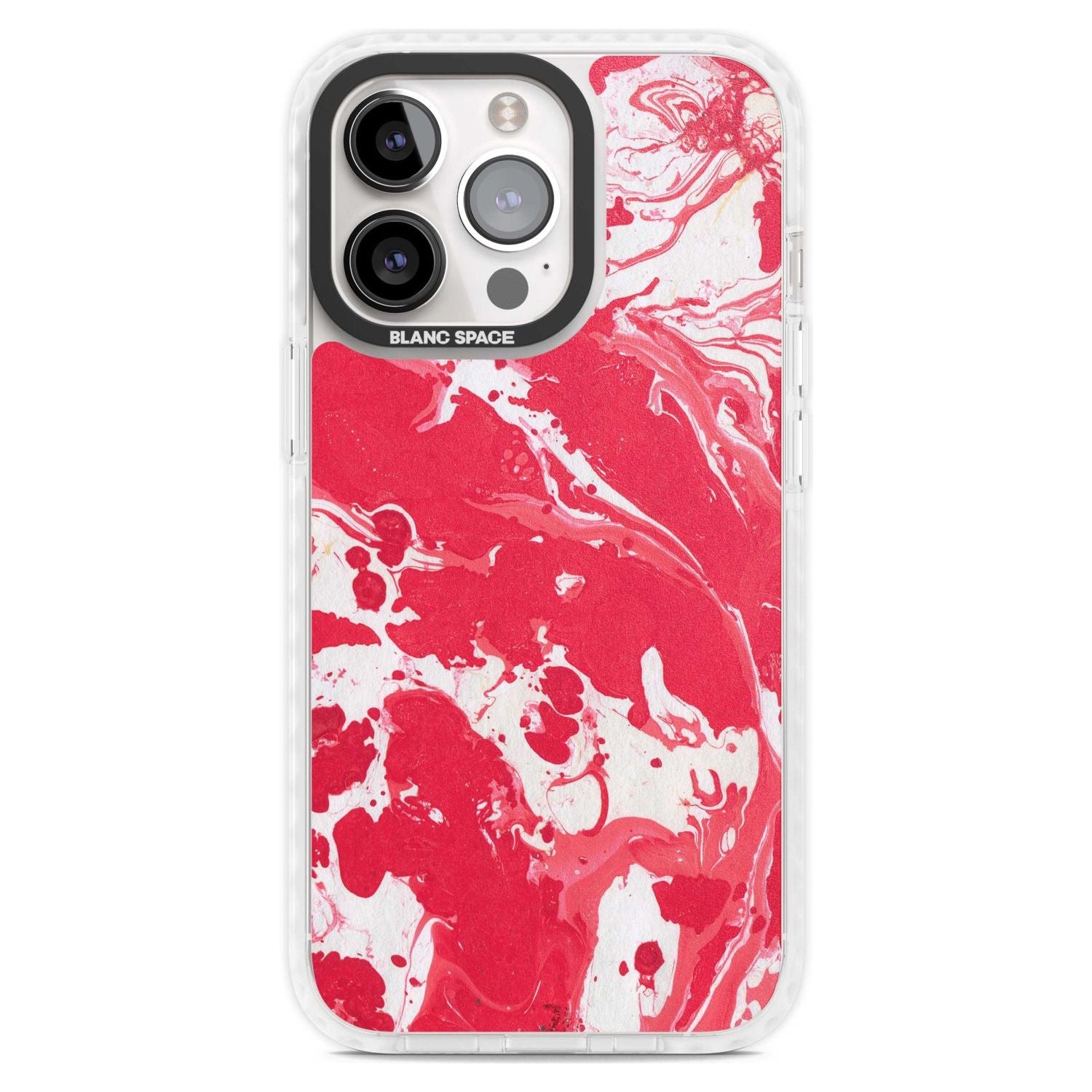 Red & White Marbled