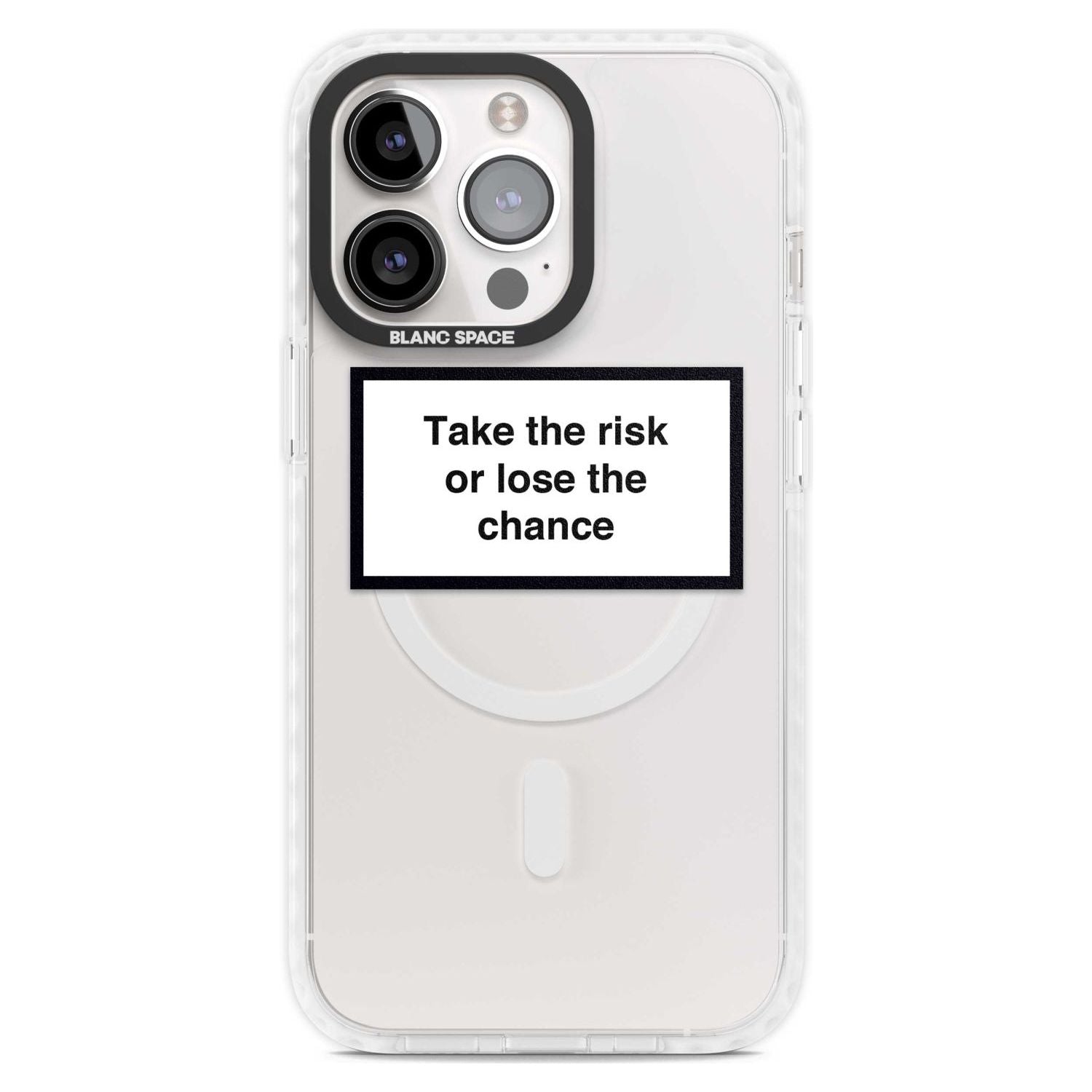Take The Risk Or Lose The Chance