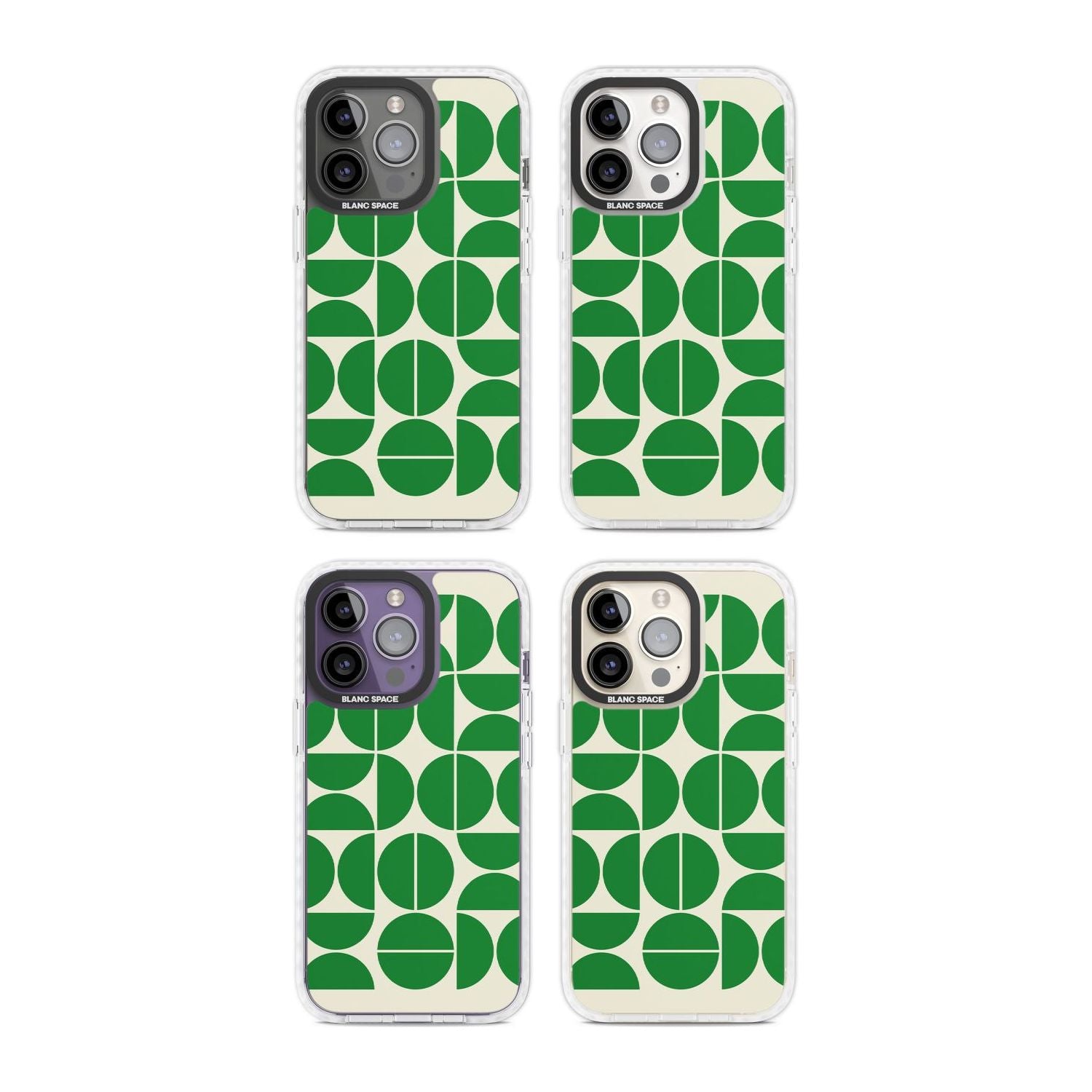 Retro Green Circles