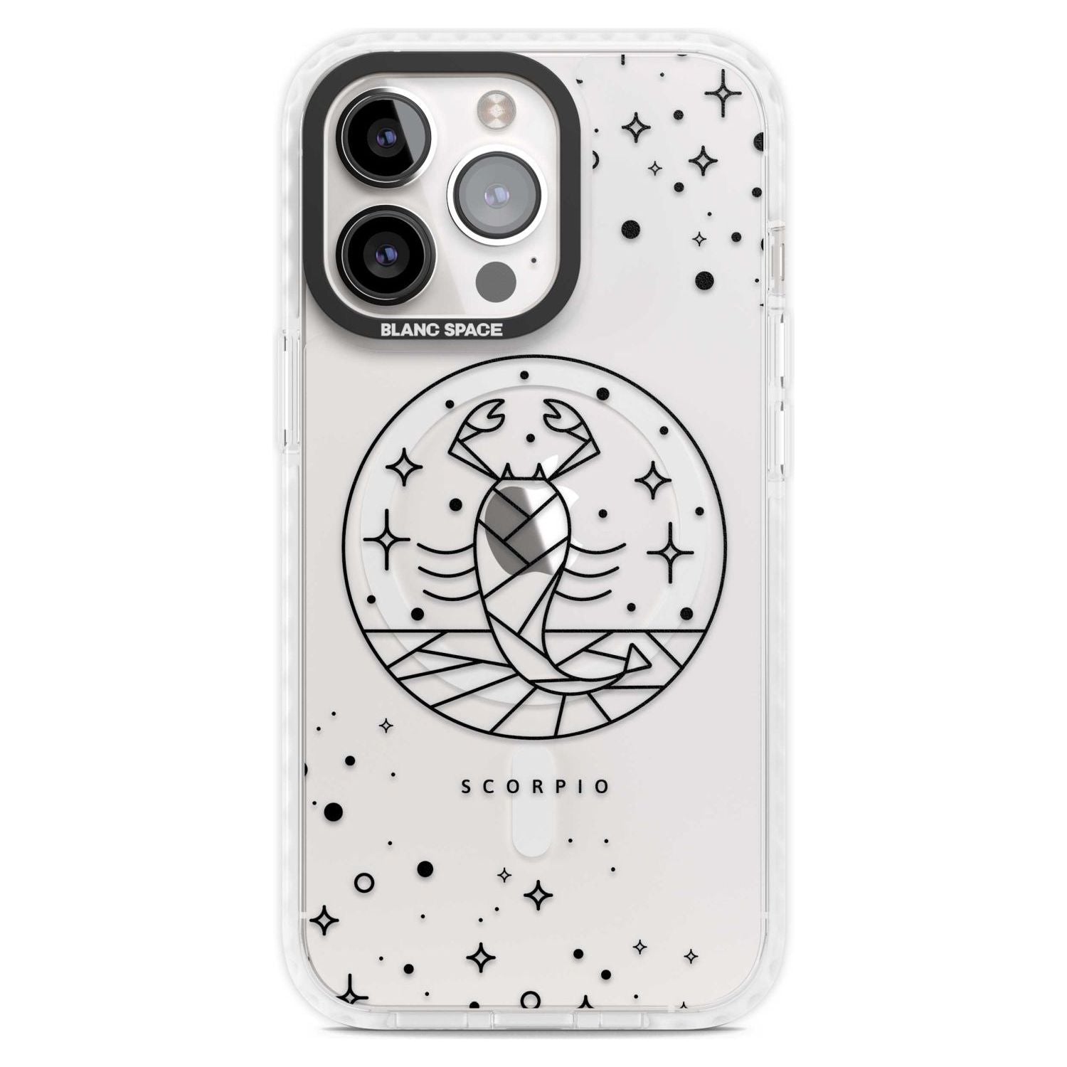 Scorpio Emblem Cosmic Design