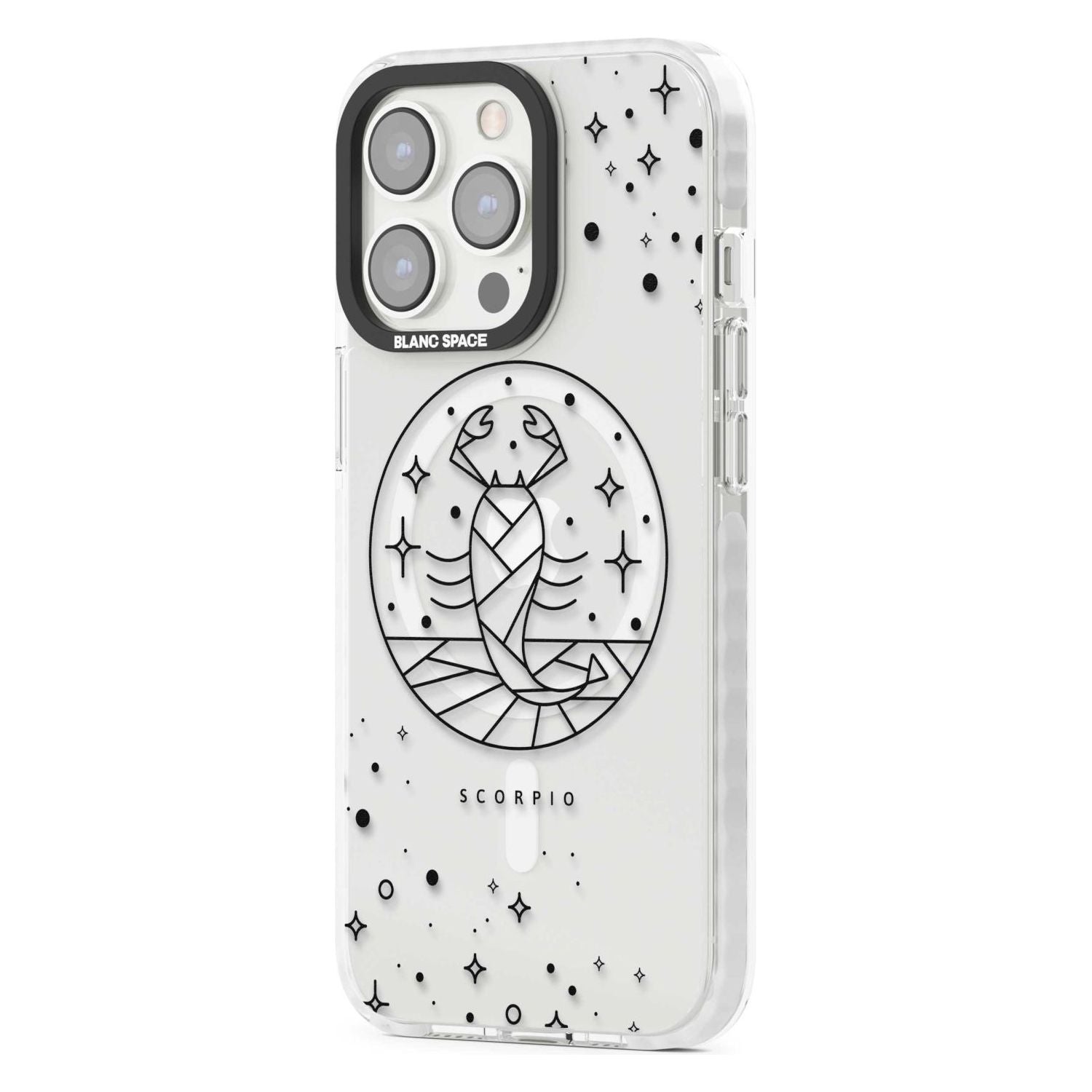 Scorpio Emblem Cosmic Design