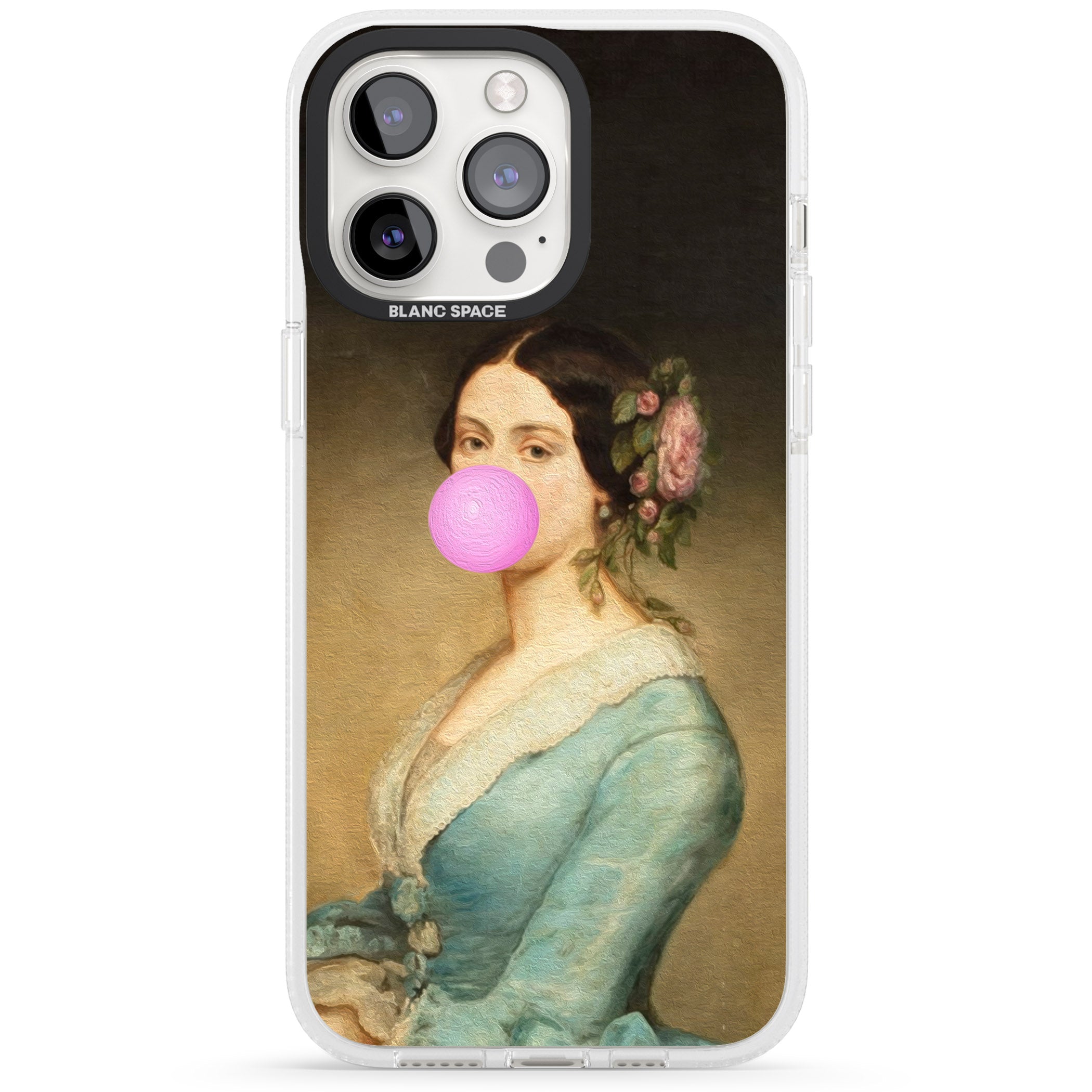 NOT SO ETIQUETTE iPhone 15 Pro Max / 15 Pro / 14 Pro Max / 14 Pro / 13 Pro Clear Case Impact Air - Blanc Space