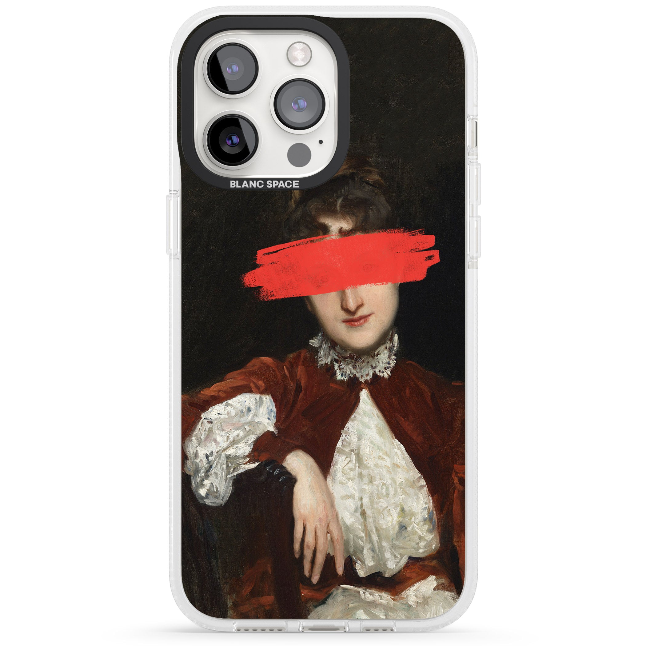 A NEW DAWN iPhone 15 Pro Max / 15 Pro / 14 Pro Max / 14 Pro / 13 Pro Clear Case Impact Air - Blanc Space