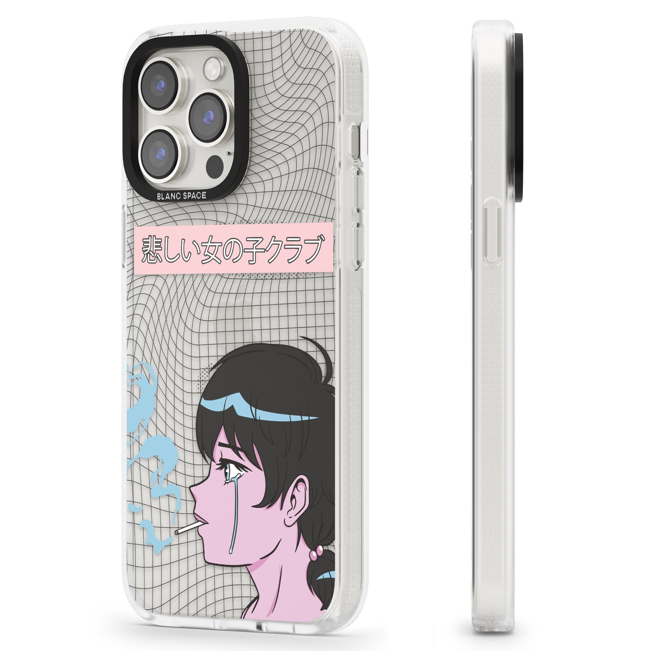 Lost Love iPhone 15 Pro Max / 15 Pro / 14 Pro Max / 14 Pro / 13 Pro Clear Case Impact Air - Blanc Space