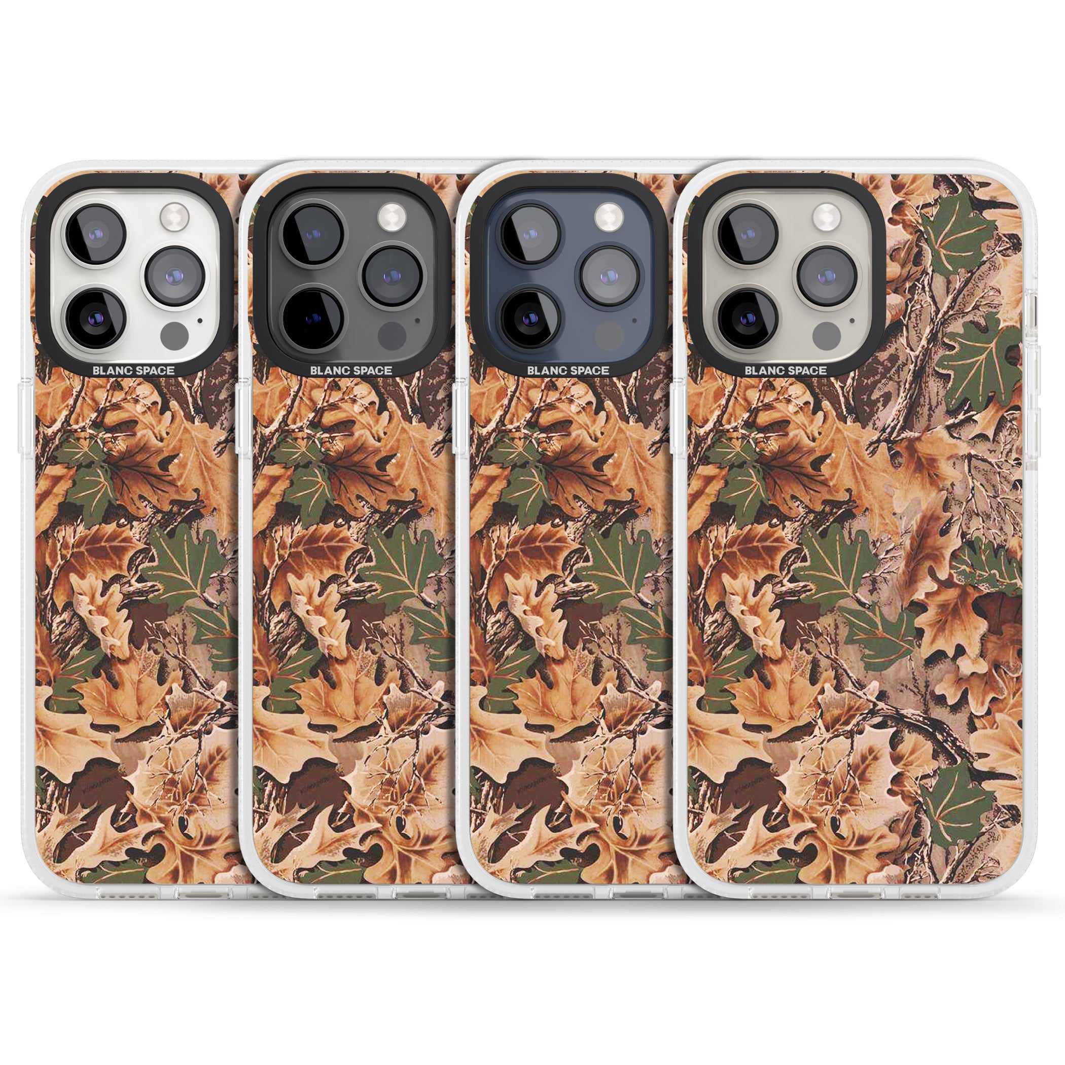 Realtree Camo iPhone 15 Pro Max / 15 Pro / 14 Pro Max / 14 Pro / 13 Pro Clear Case Impact Air - Blanc Space