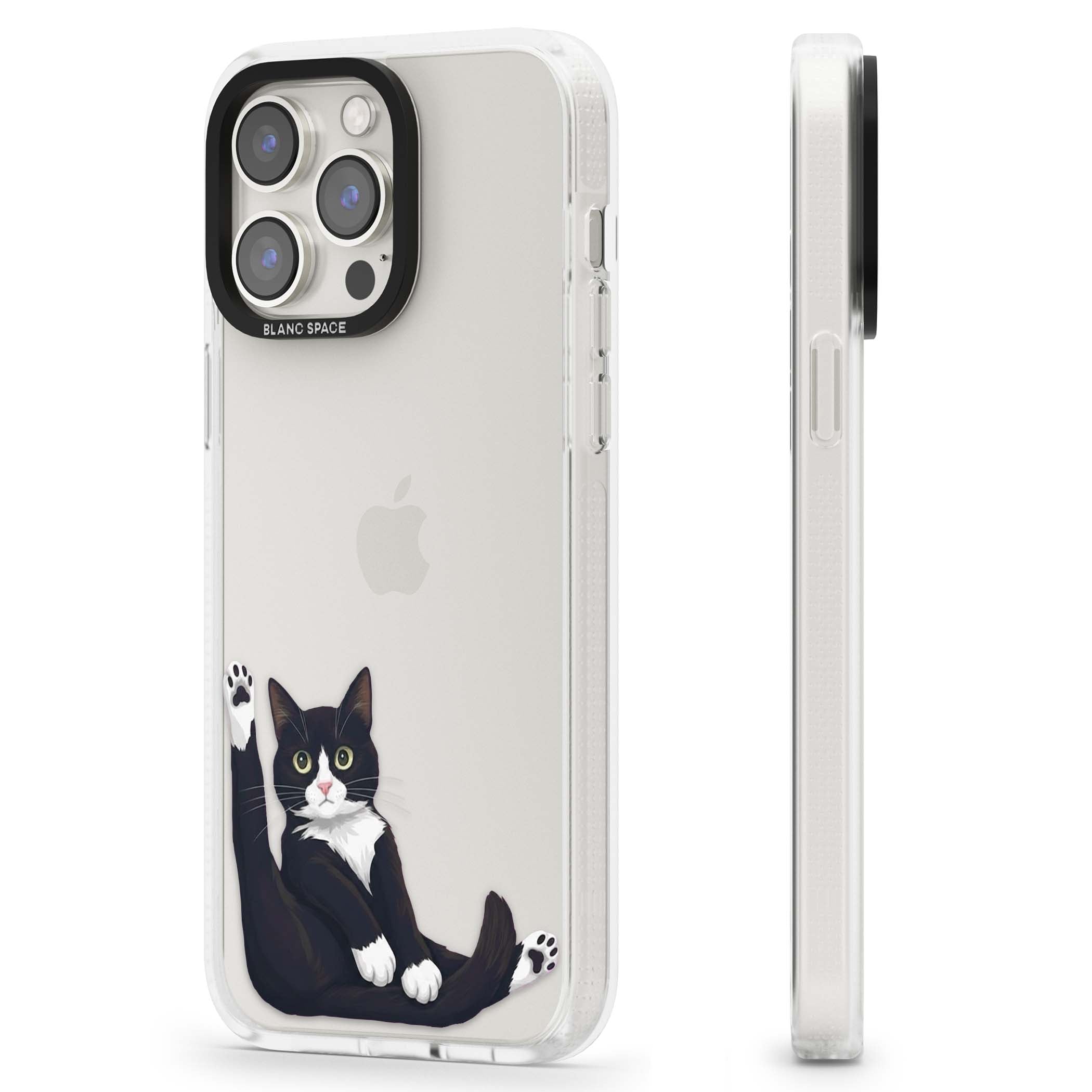 Mid-Groom Cat animals iPhone case | Clear Case Impact Air case for iPhone 15 Pro, iPhone 15 Pro Max