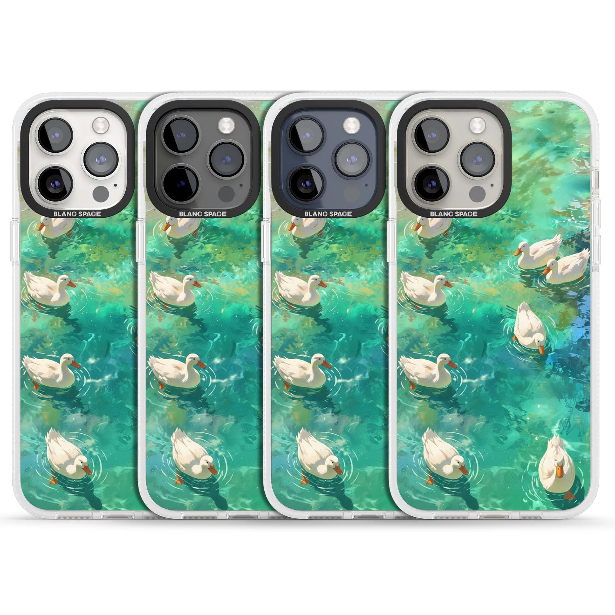 Ducks In The Pond for her iPhone case | Clear Case Impact Air case for iPhone 15 Pro, iPhone 15 Pro Max