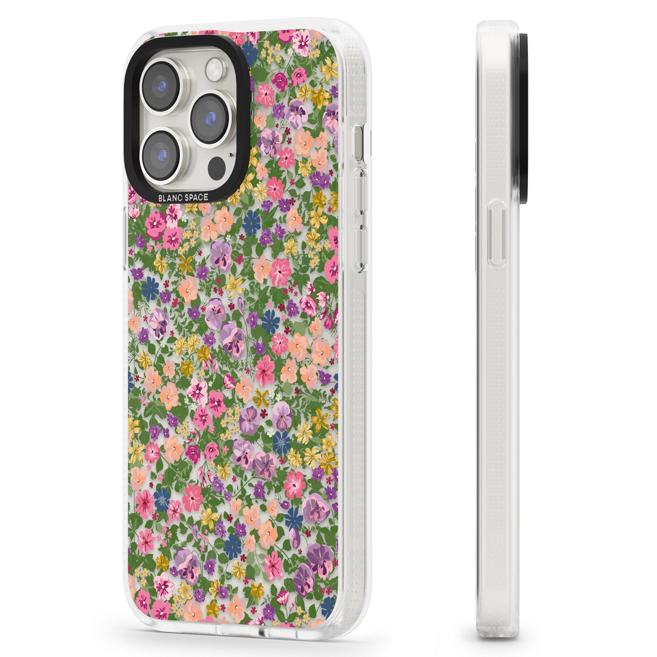 Lake Como Meadow iPhone 15 Pro Max / 15 Pro / 14 Pro Max / 14 Pro / 13 Pro Clear Case Impact Air - Blanc Space