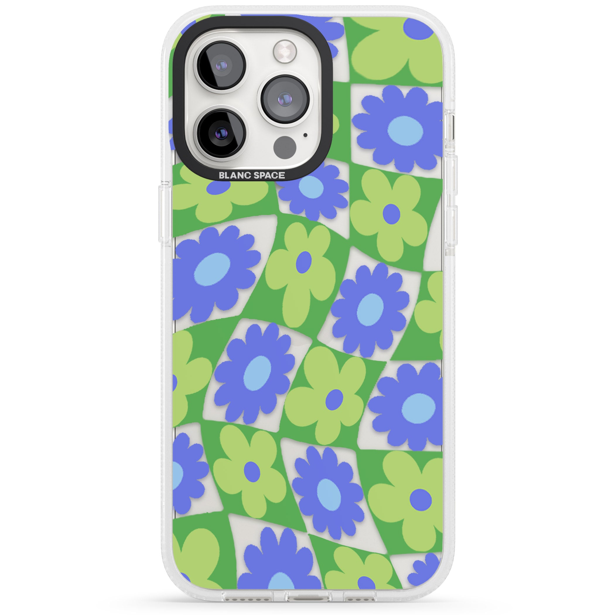 Garden Party iPhone 15 Pro Max / 15 Pro / 14 Pro Max / 14 Pro / 13 Pro Clear Case Impact Air - Blanc Space
