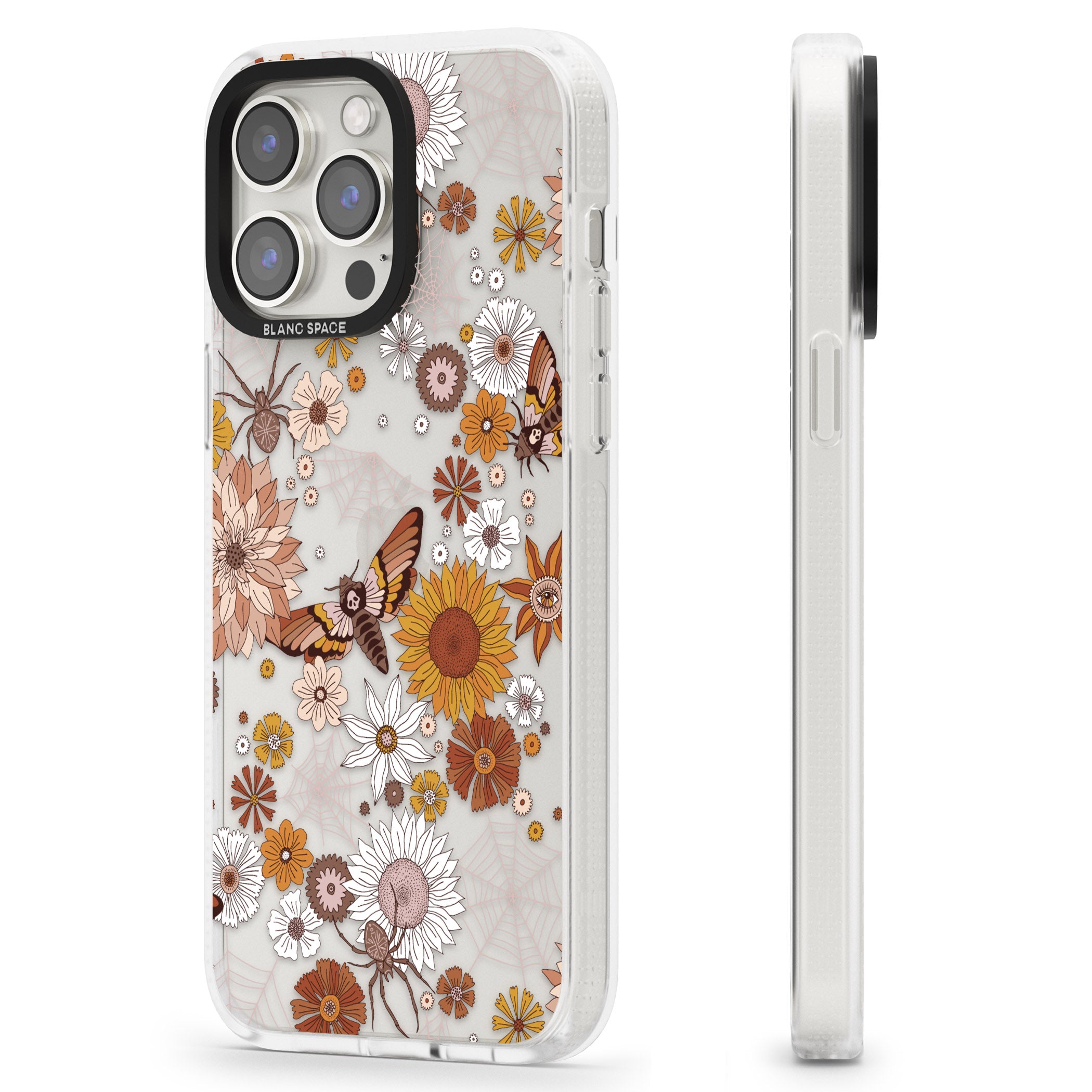 Halloween Wildlife iPhone 15 Pro Max / 15 Pro / 14 Pro Max / 14 Pro / 13 Pro Clear Case Impact Air - Blanc Space