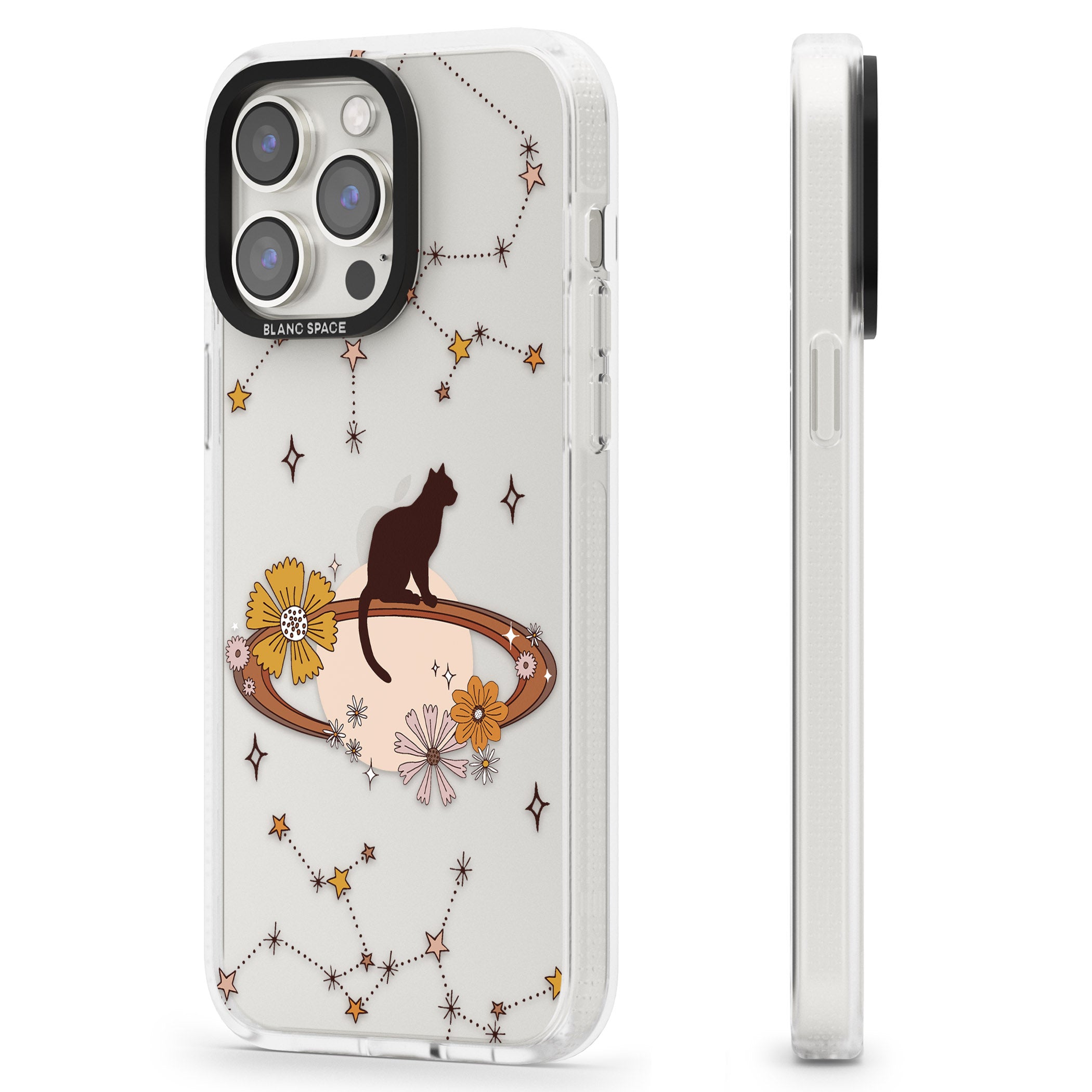 Feline Phenomenon iPhone 15 Pro Max / 15 Pro / 14 Pro Max / 14 Pro / 13 Pro Clear Case Impact Air - Blanc Space