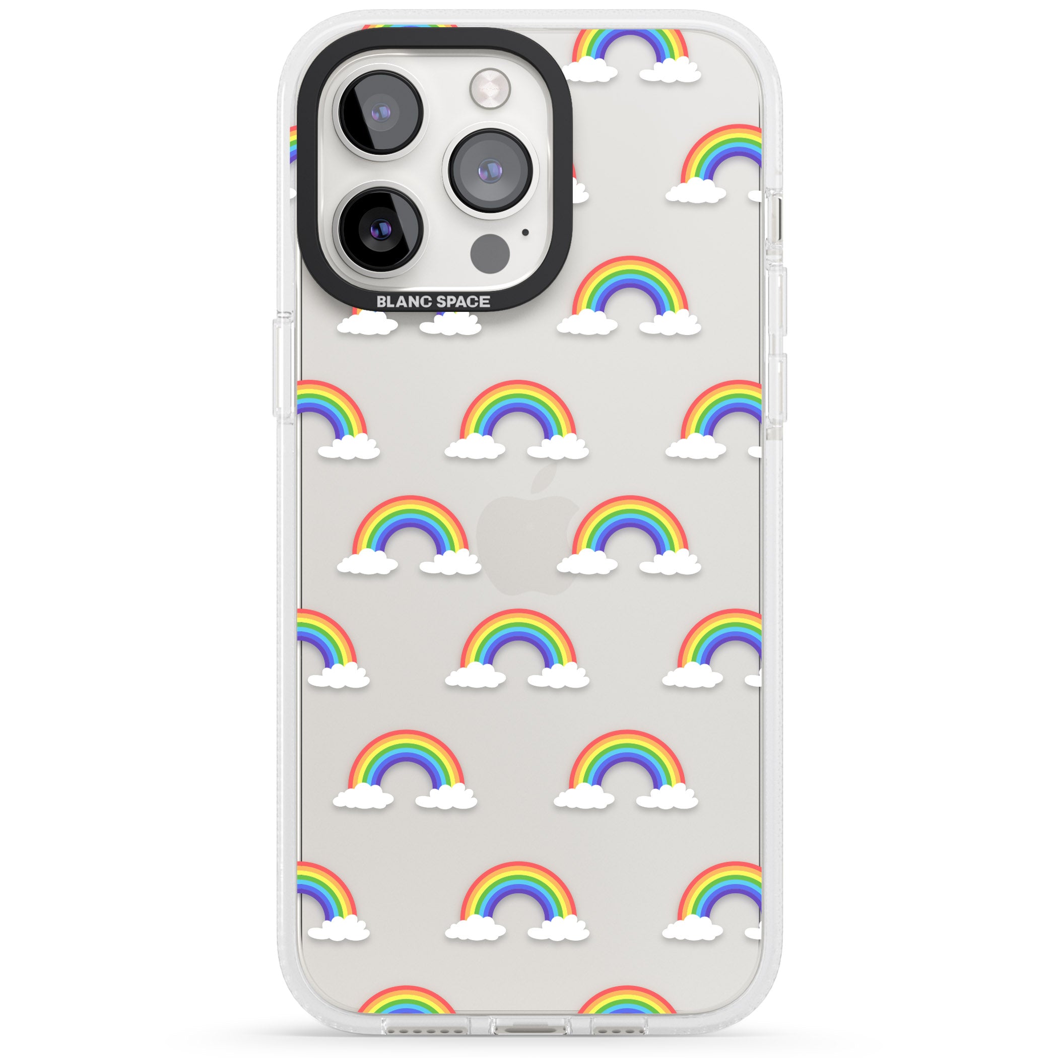 Rainbow of possibilities iPhone 15 Pro Max / 15 Pro / 14 Pro Max / 14 Pro / 13 Pro Clear Case Impact Air - Blanc Space