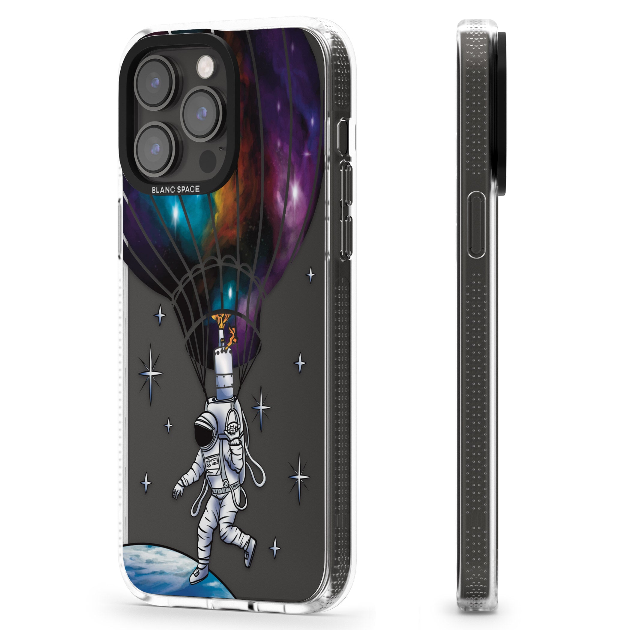 Solo Odyssey iPhone 15 Pro Max / 15 Pro / 14 Pro Max / 14 Pro / 13 Pro Clear Case Impact Air - Blanc Space